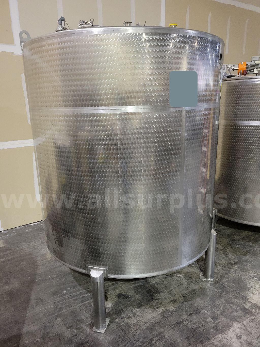 Imvusa Stainless Steel Storage Vessel, 4000L Imvusa Stainless 4000L Government Surplus Auction - Photo #2