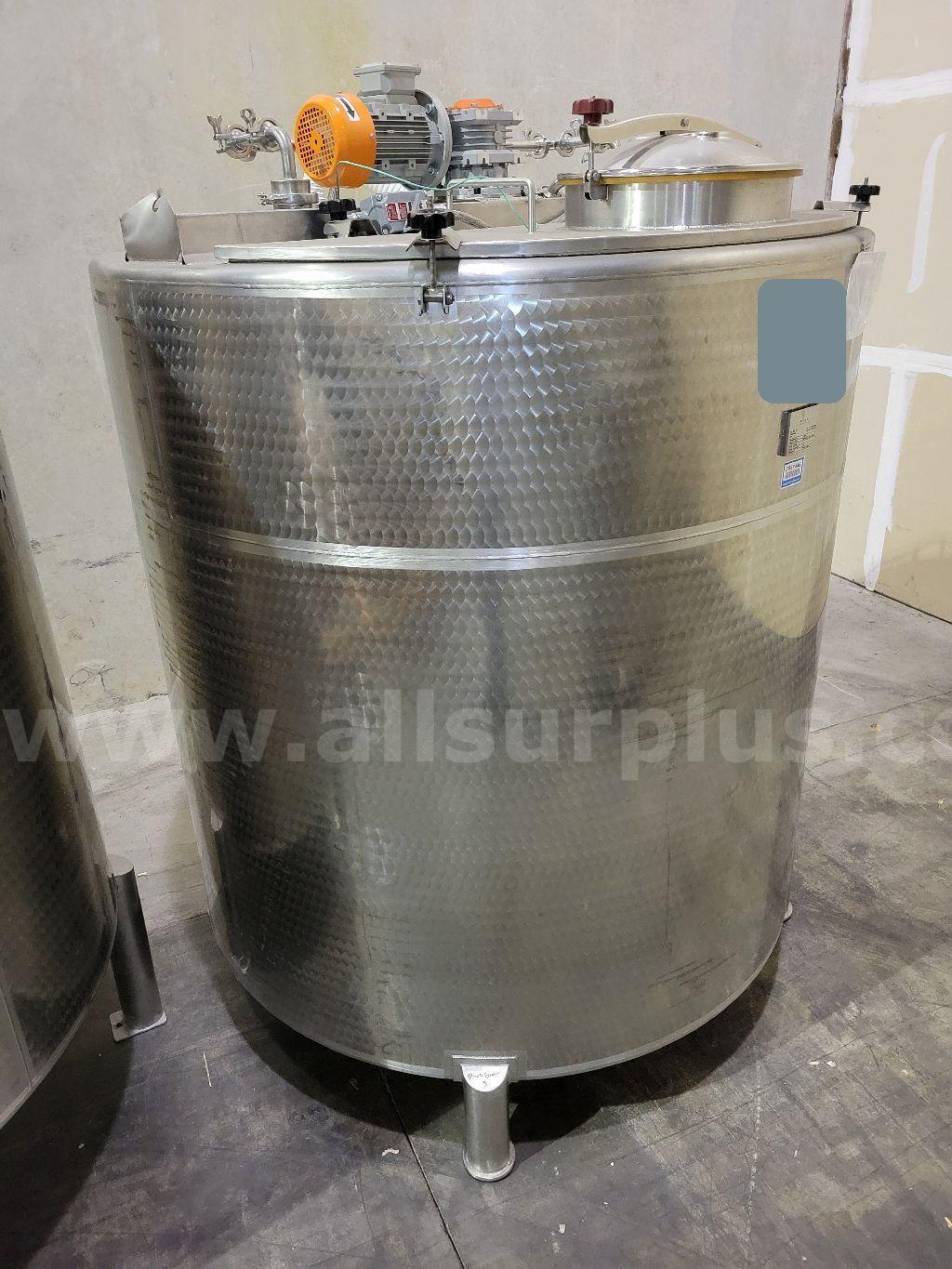 Imvusa Stainless Steel Mixing Vessel, 4000L Imvusa Stainless 4000L Government Surplus Auction - Photo #2