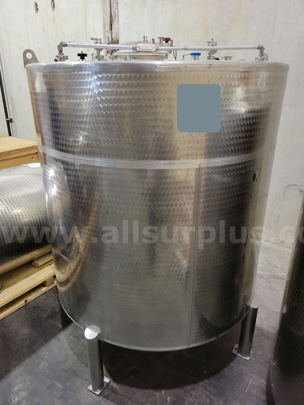 Imvusa Stainless Steel Storage Vessel, 4000L Imvusa Stainless 4000L Government Surplus Auction - Photo #2