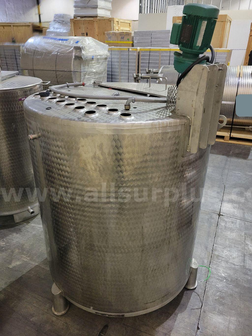 Imvusa Stainless Steel Mixing Vessel, 1500L Imvusa Stainless 1500L Government Surplus Auction - Photo #3