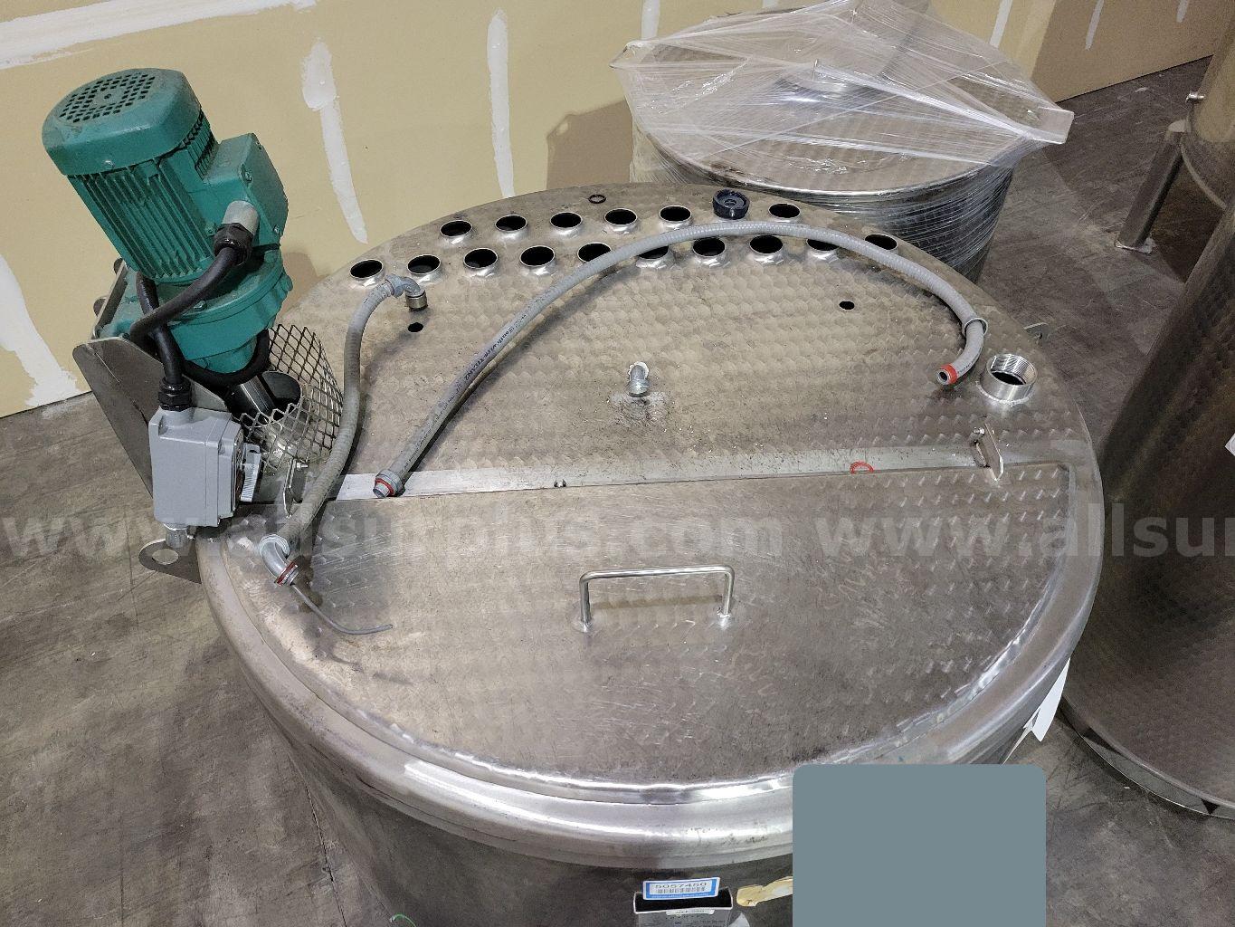 Imvusa Stainless Steel Mixing Vessel, 1500L Imvusa Stainless 1500L Government Surplus Auction - Photo #4