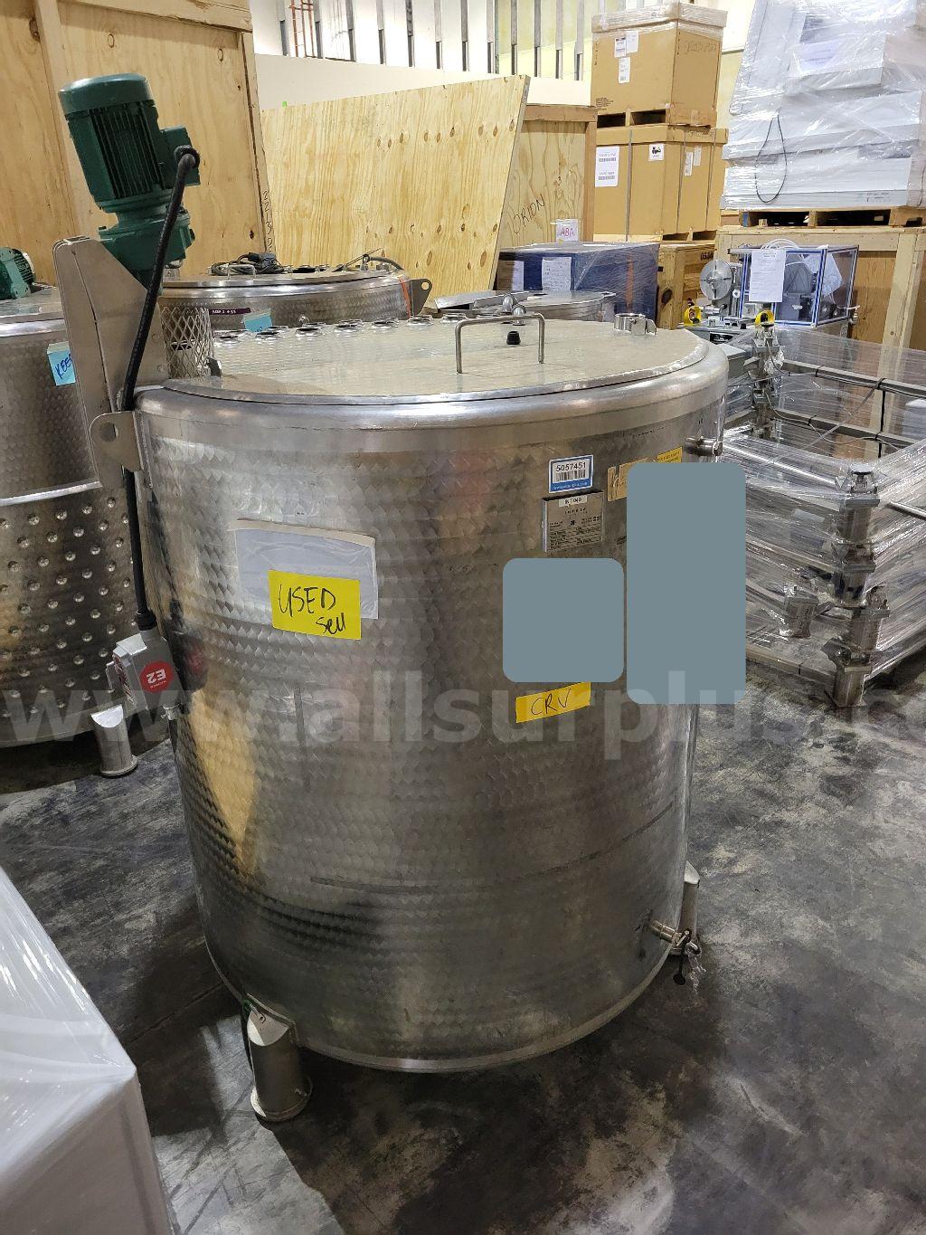 Imvusa Stainless Steel Mixing Vessel, 1500L Imvusa Stainless 1500L Government Surplus Auction - Photo #2