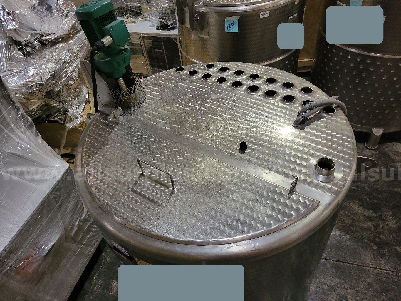 Imvusa Stainless Steel Mixing Vessel, 1500L Imvusa Stainless 1500L Government Surplus Auction - Photo #5