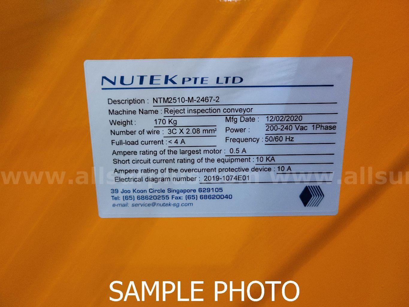 Nutek Conveyor Track Nutek  Government Surplus Auction - Photo #6