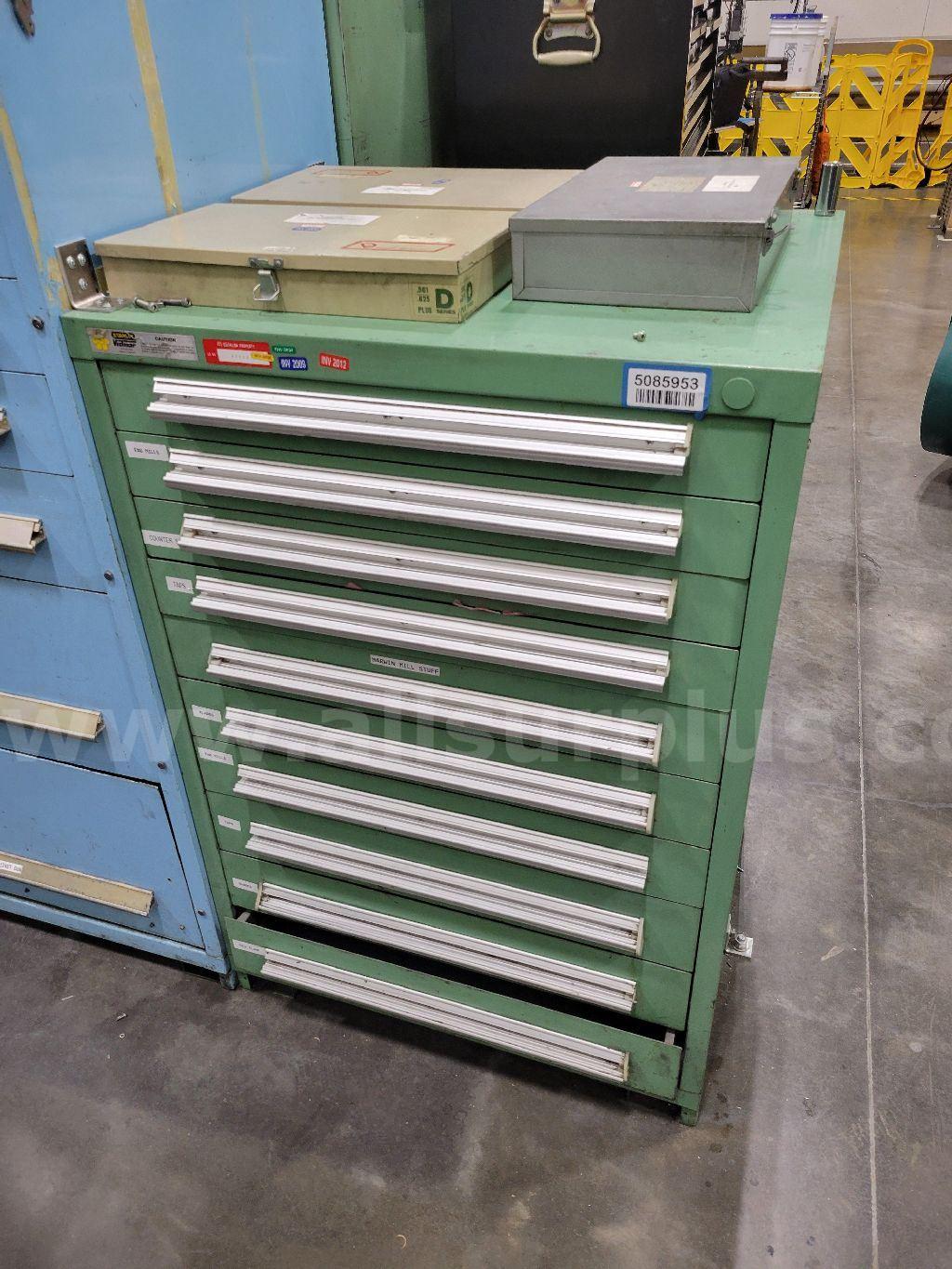 Stanley Vidmar Tool Cabinet, 10-Drawer, w/ Contents Stanley Vidmar  Government Surplus Auction - Primary Photo
