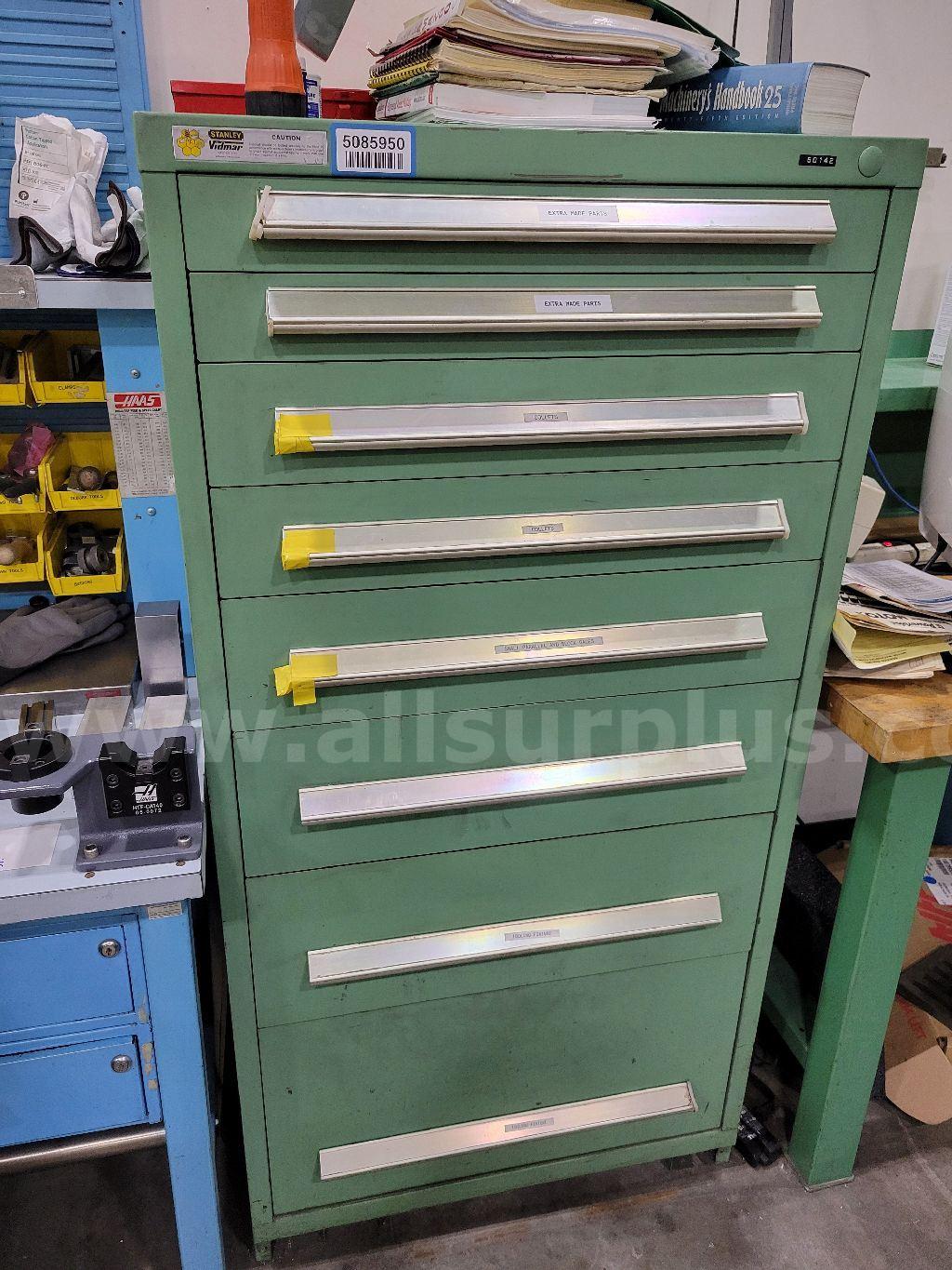 Stanley Vidmar Tool Cabinet, 8-Drawer, w/ Contents Stanley Vidmar  Government Surplus Auction - Primary Photo