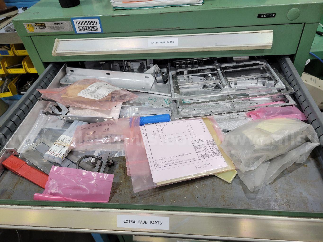 Stanley Vidmar Tool Cabinet, 8-Drawer, w/ Contents Stanley Vidmar  Government Surplus Auction - Photo #4