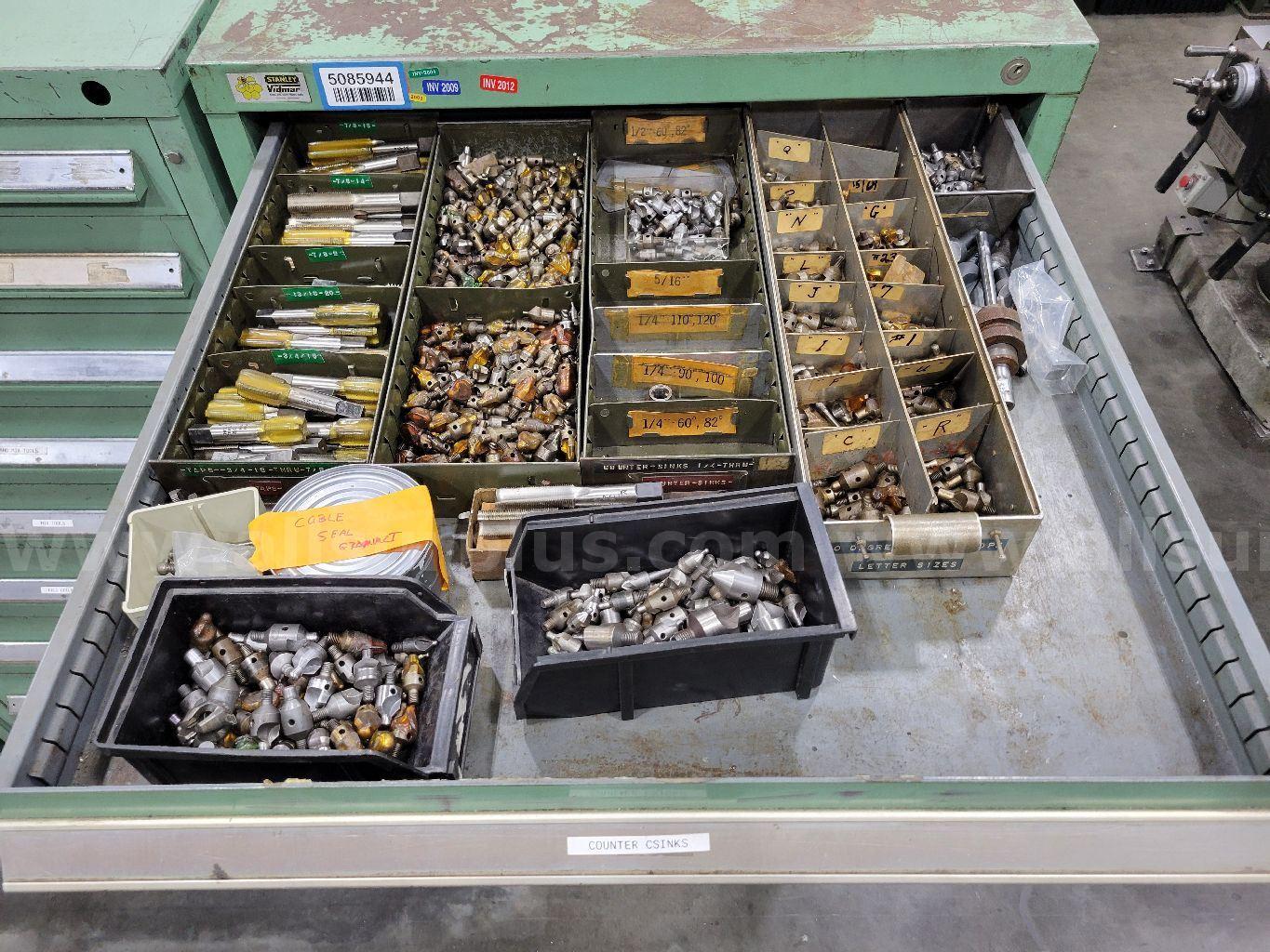Tool Cabinet, 8-Drawer, w/ Tooling Contents   Government Surplus Auction - Photo #2