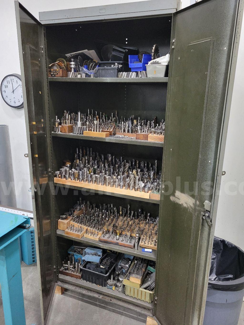 Steel Storage Cabinet, w/ Tooling Contents   Government Surplus Auction - Primary Photo