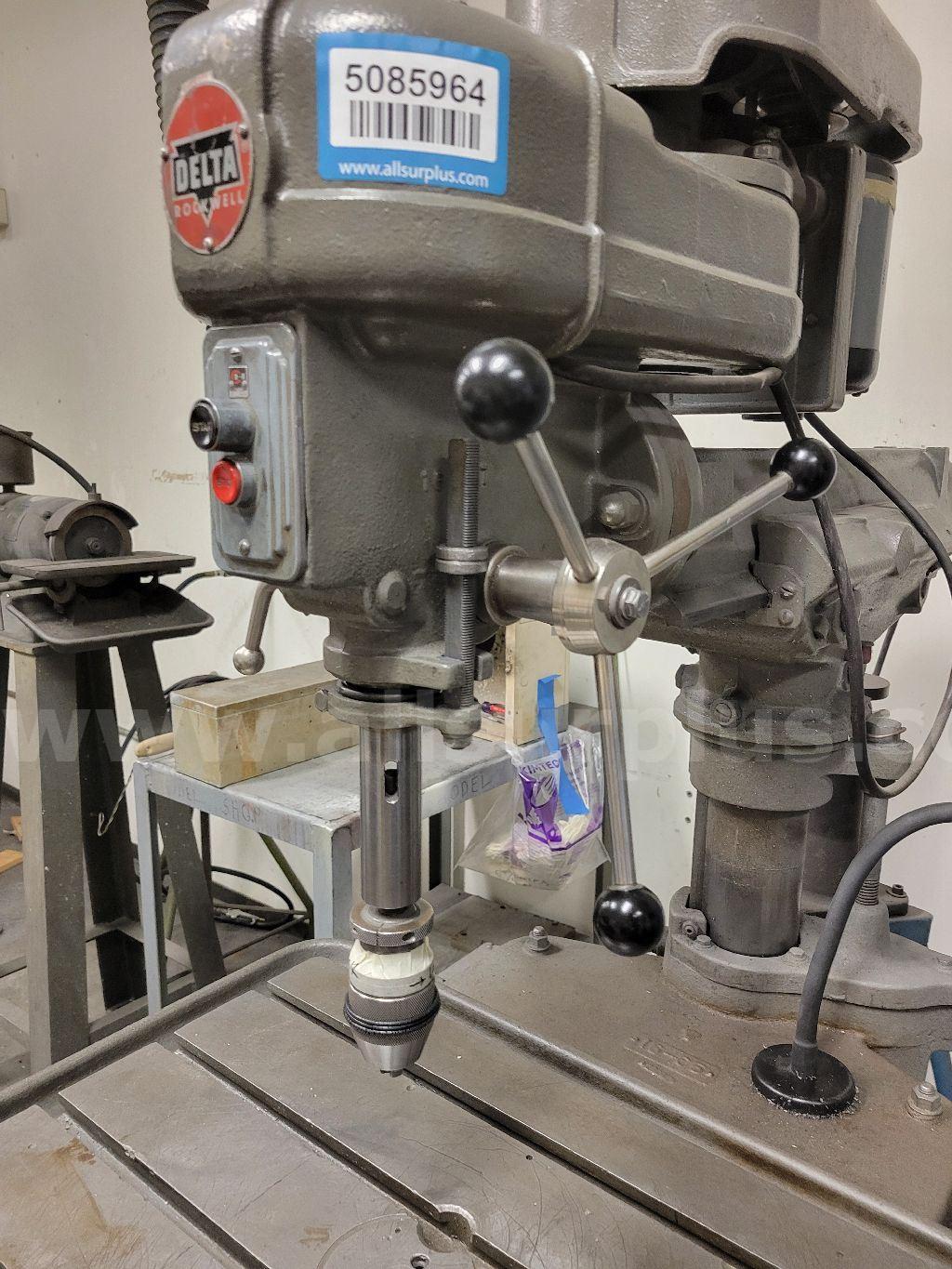Delta Rockwell 15-118 Ram Type Radial Drill Delta Rockwell 118 Government Surplus Auction - Photo #3