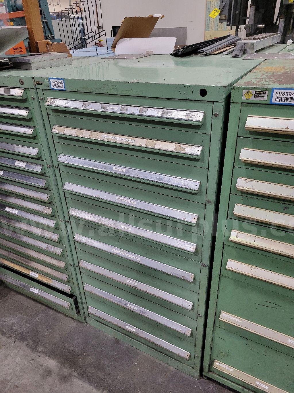 Vidmar Tool Cabinet, 9-Drawer, w/ Tooling Contents Vidmar  Government Surplus Auction - Primary Photo