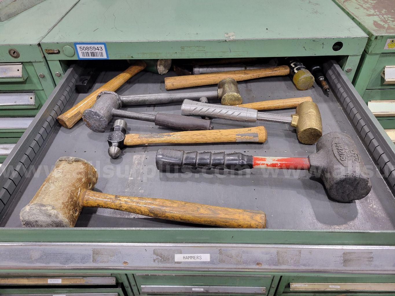 Vidmar Tool Cabinet, 9-Drawer, w/ Tooling Contents Vidmar  Government Surplus Auction - Photo #3