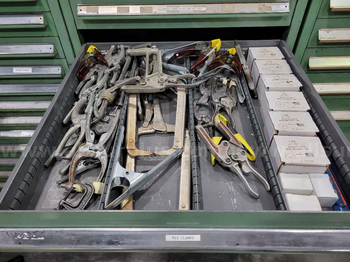 Vidmar Tool Cabinet, 9-Drawer, w/ Tooling Contents Vidmar  Government Surplus Auction - Photo #6