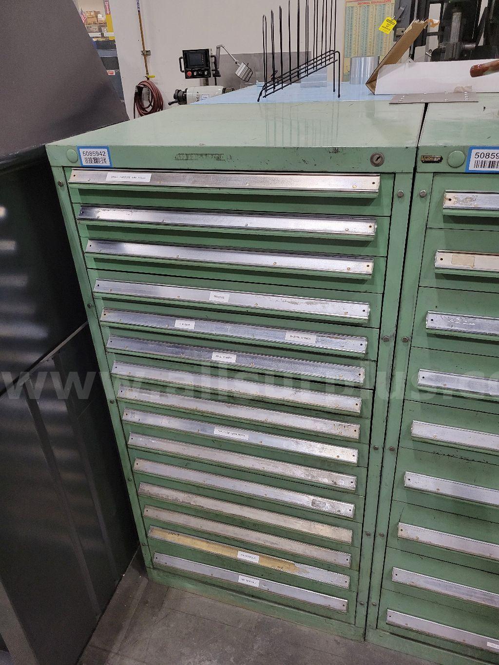 Vidmar Tool Cabinet, 15-Drawer, w/ Tooling Contents Vidmar  Government Surplus Auction - Primary Photo