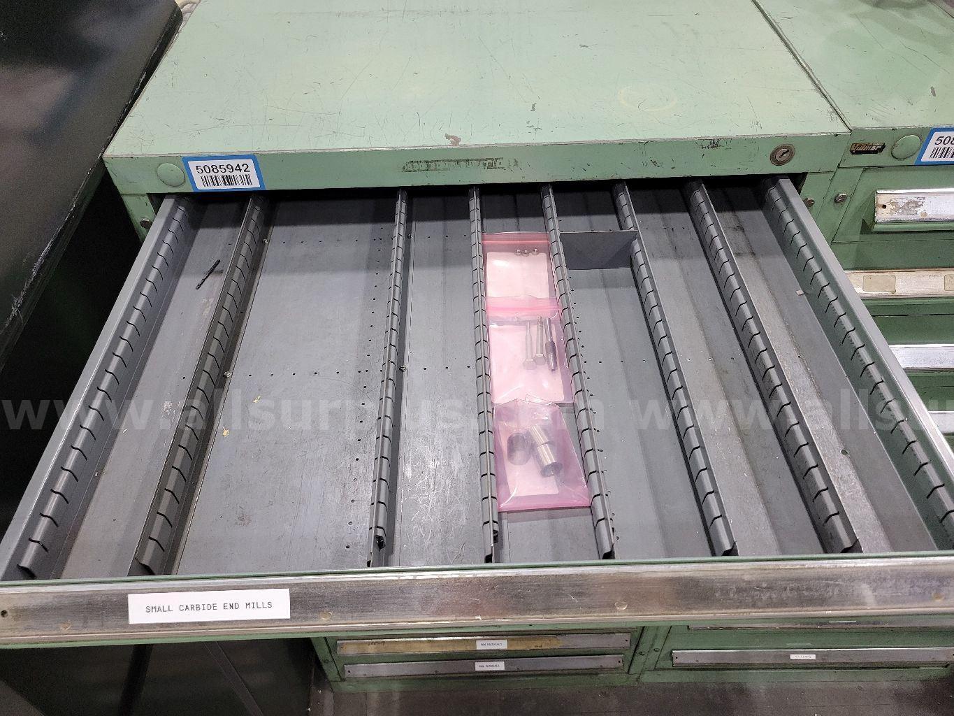 Vidmar Tool Cabinet, 15-Drawer, w/ Tooling Contents Vidmar  Government Surplus Auction - Photo #2