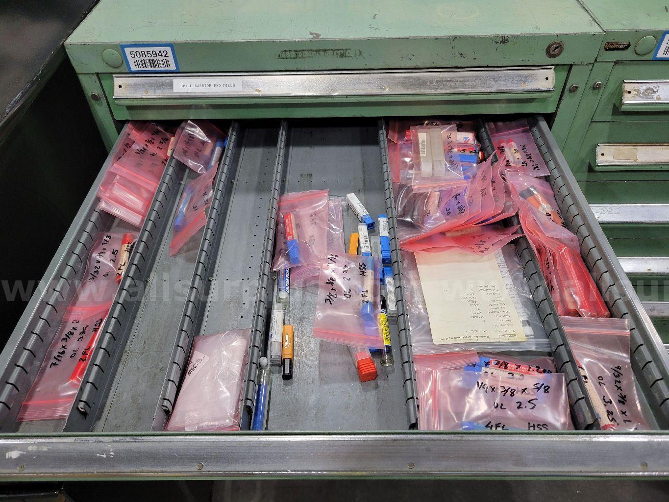 Vidmar Tool Cabinet, 15-Drawer, w/ Tooling Contents Vidmar  Government Surplus Auction - Photo #3