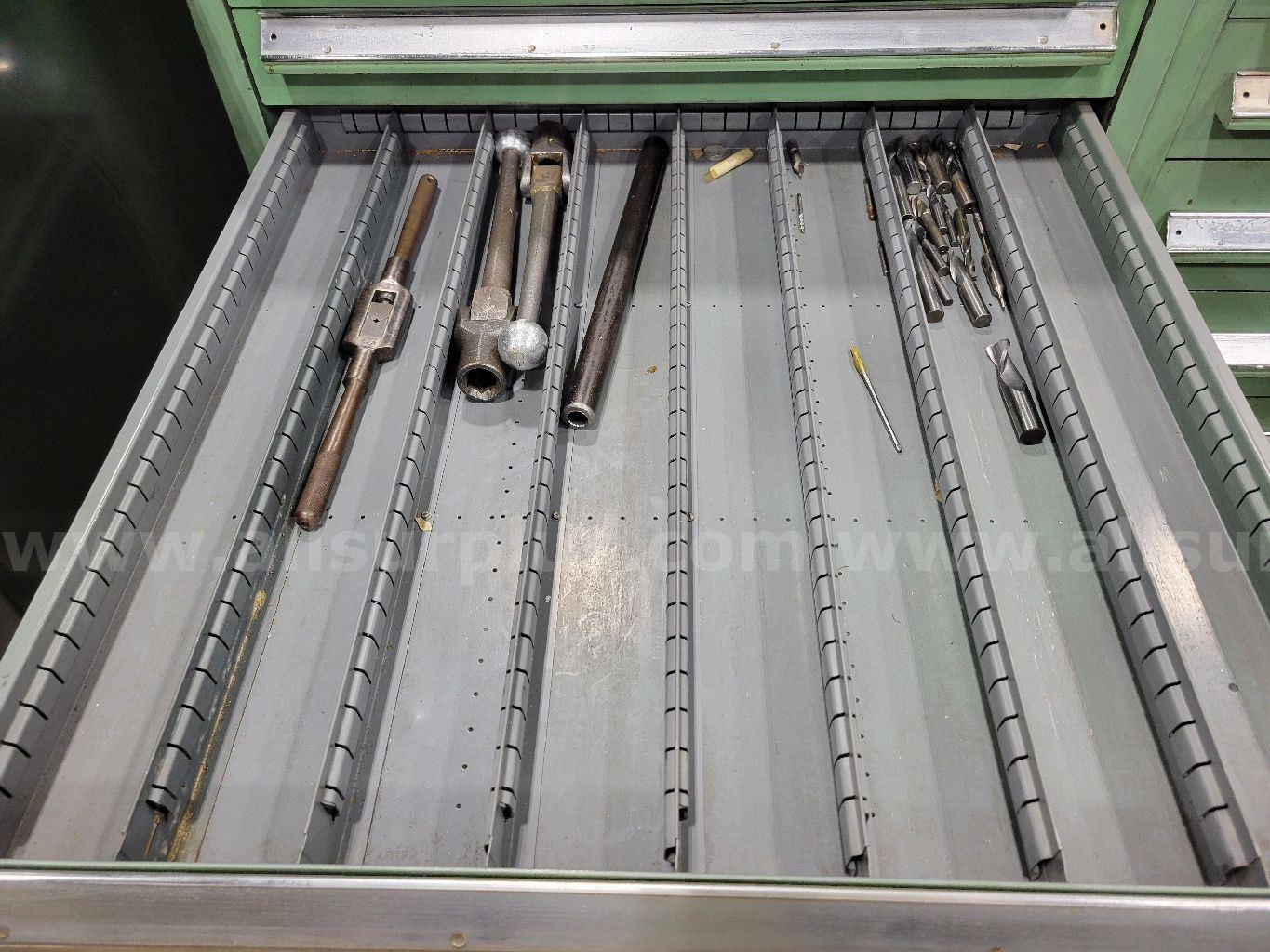 Vidmar Tool Cabinet, 15-Drawer, w/ Tooling Contents Vidmar  Government Surplus Auction - Photo #4