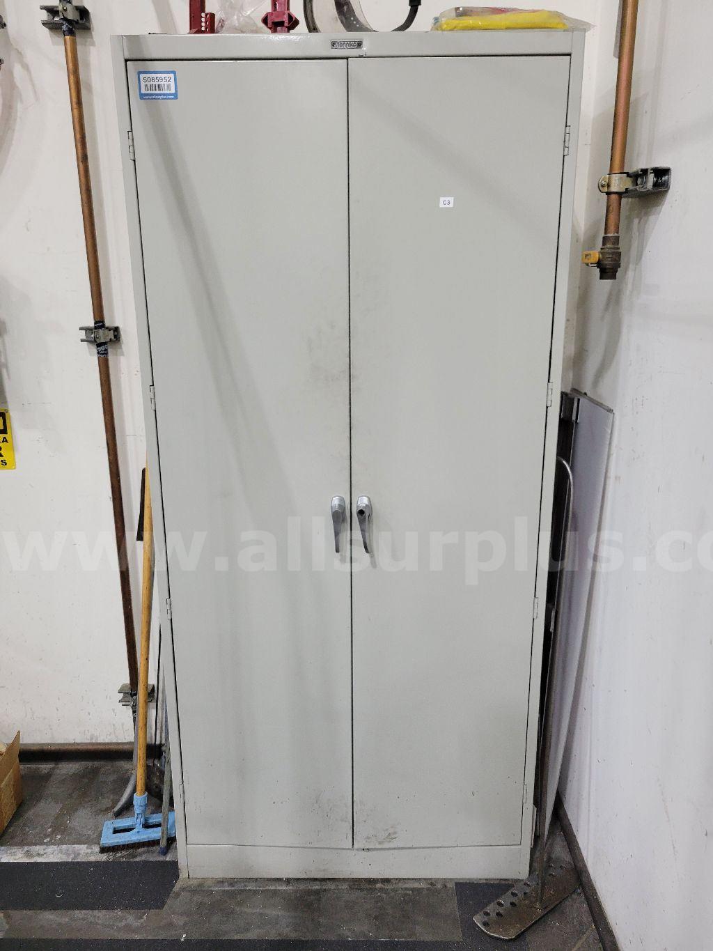 Steel Storage Cabinet, w/ Tooling Contents   Government Surplus Auction - Primary Photo