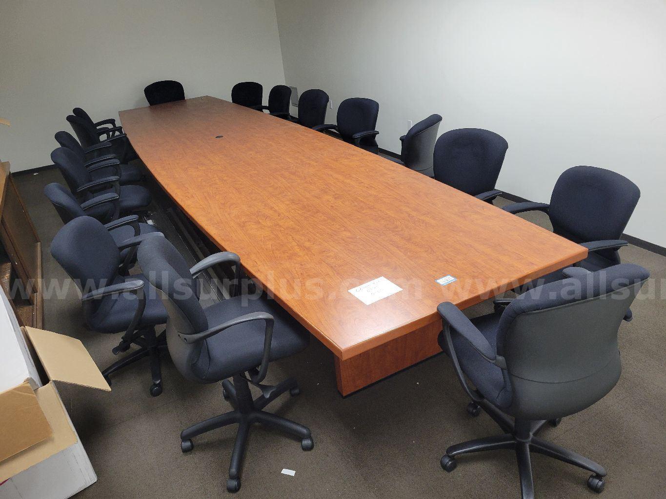 Conference Table & Chairs   Government Surplus Auction - Primary Photo