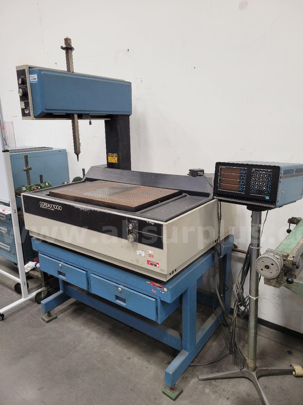Bendix Cordax 1000 Coordinate Measuring Machine Bendix 1000 Government Surplus Auction - Photo #2