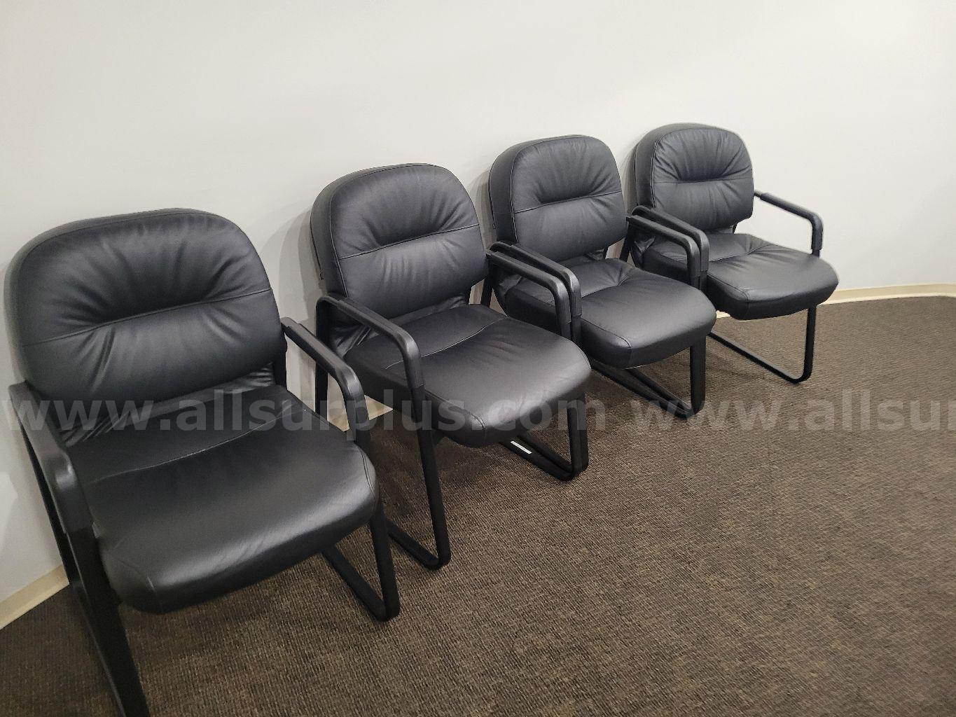 9ea Simulated Leather Reception Chairs   Government Surplus Auction - Photo #2