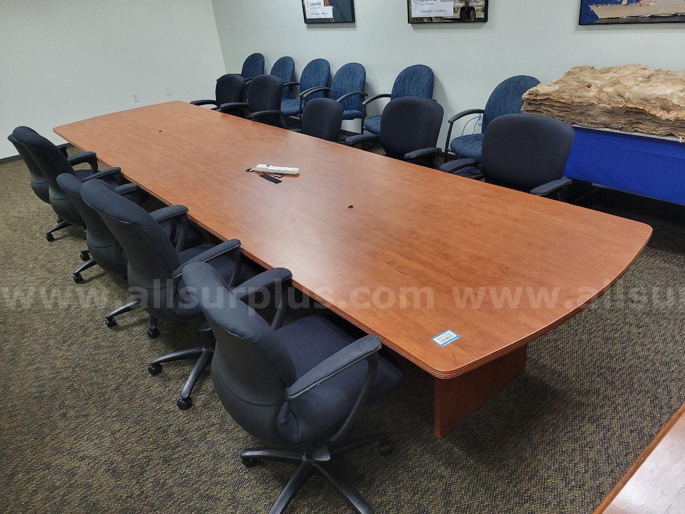Conference Table & Chairs   Government Surplus Auction - Primary Photo