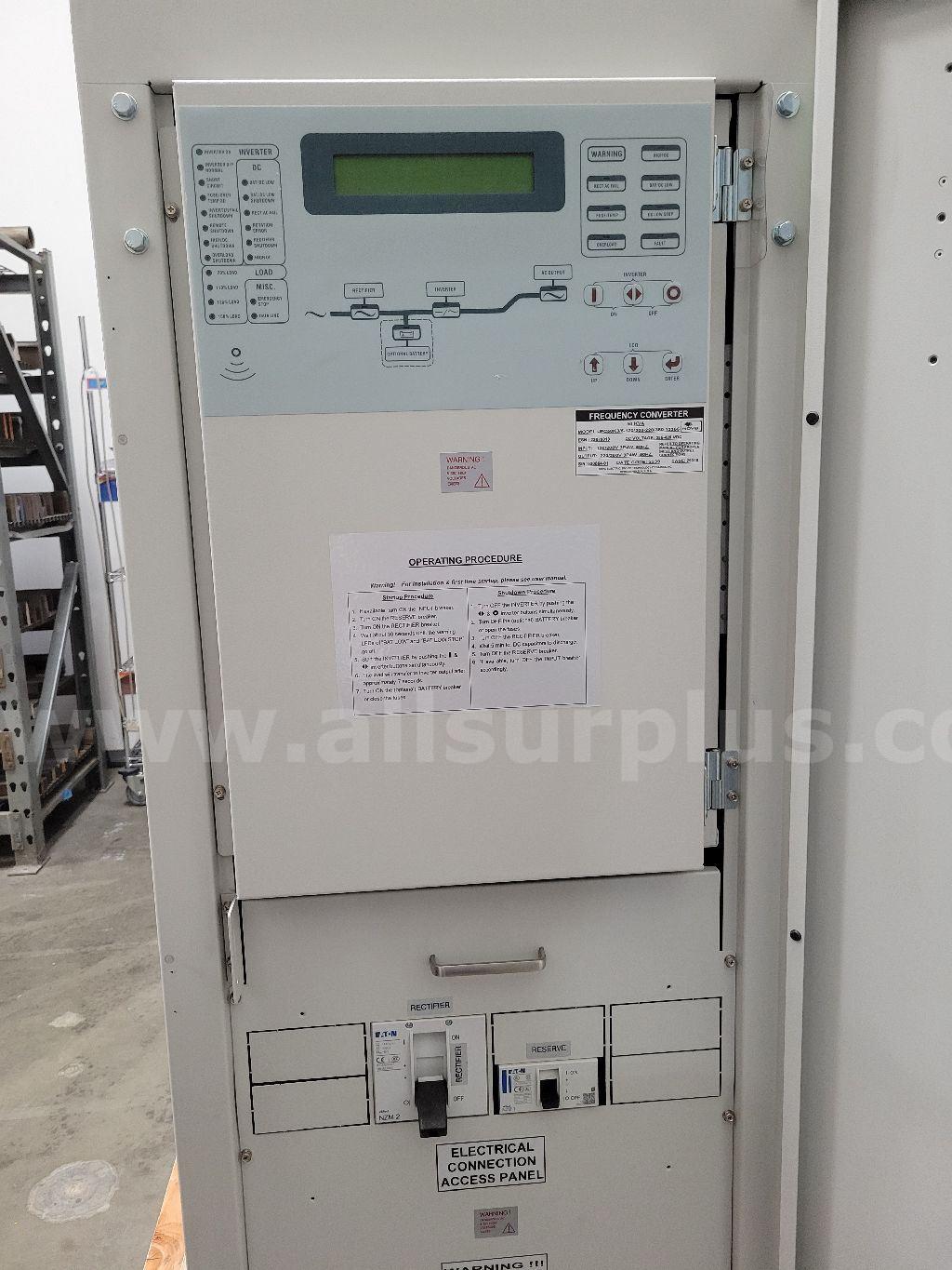 Nova Electric JFC50K3/5-120/208-220/380-13366 Frequency Converter Nova Electric 120 Government Surplus Auction - Photo #4