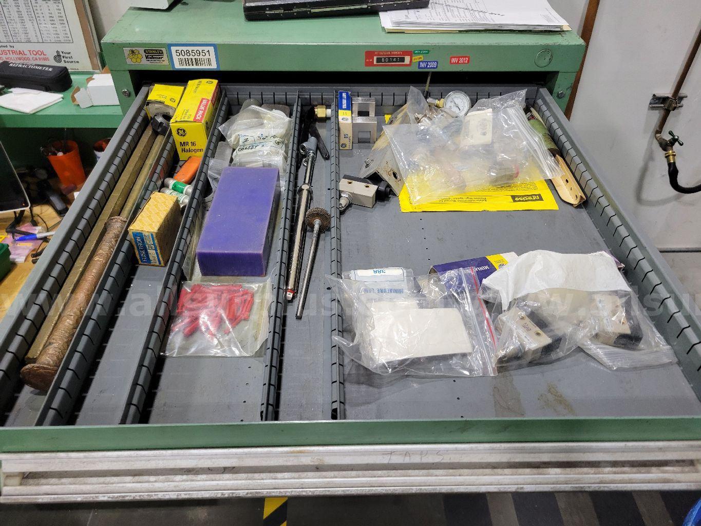 Stanley Vidmar Tool Cabinet, 11-Drawer, w/ Contents Stanley Vidmar  Government Surplus Auction - Photo #2