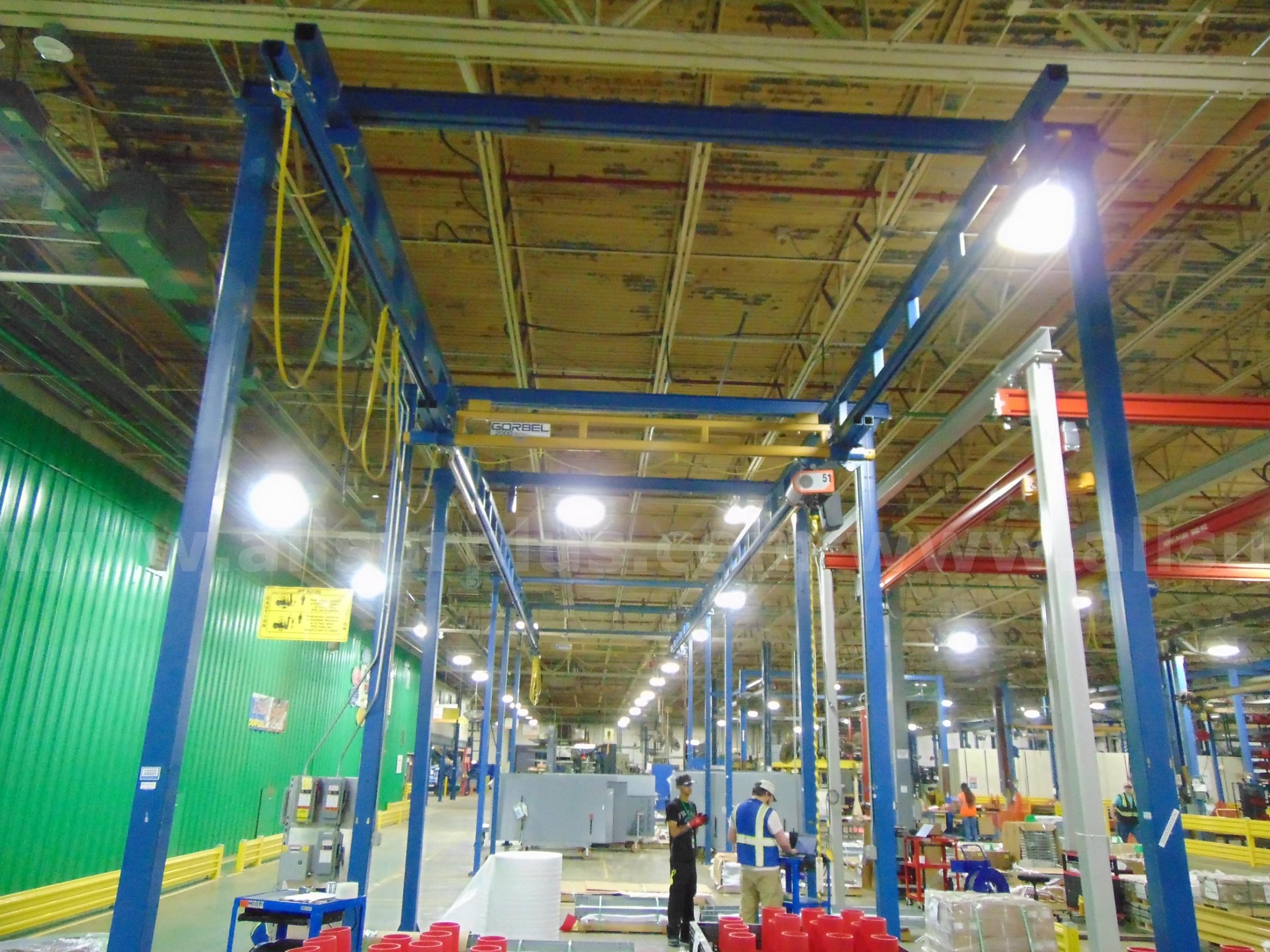 Gorbel Gantry Crane Gorbel Free Standing Government Surplus Auction - Primary Photo