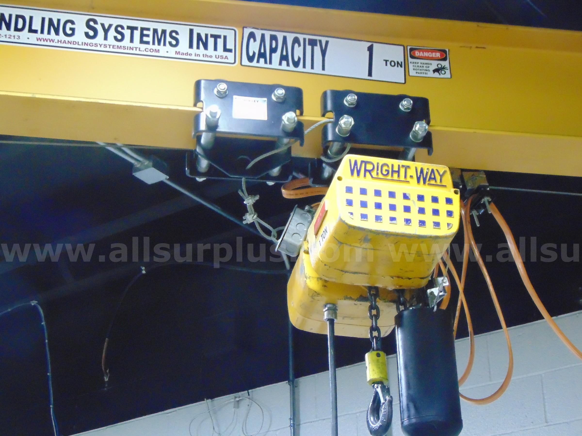 Handling Systems International Jib Crane Handling Systems International Pole Mounted Government Surplus Auction - Photo #2