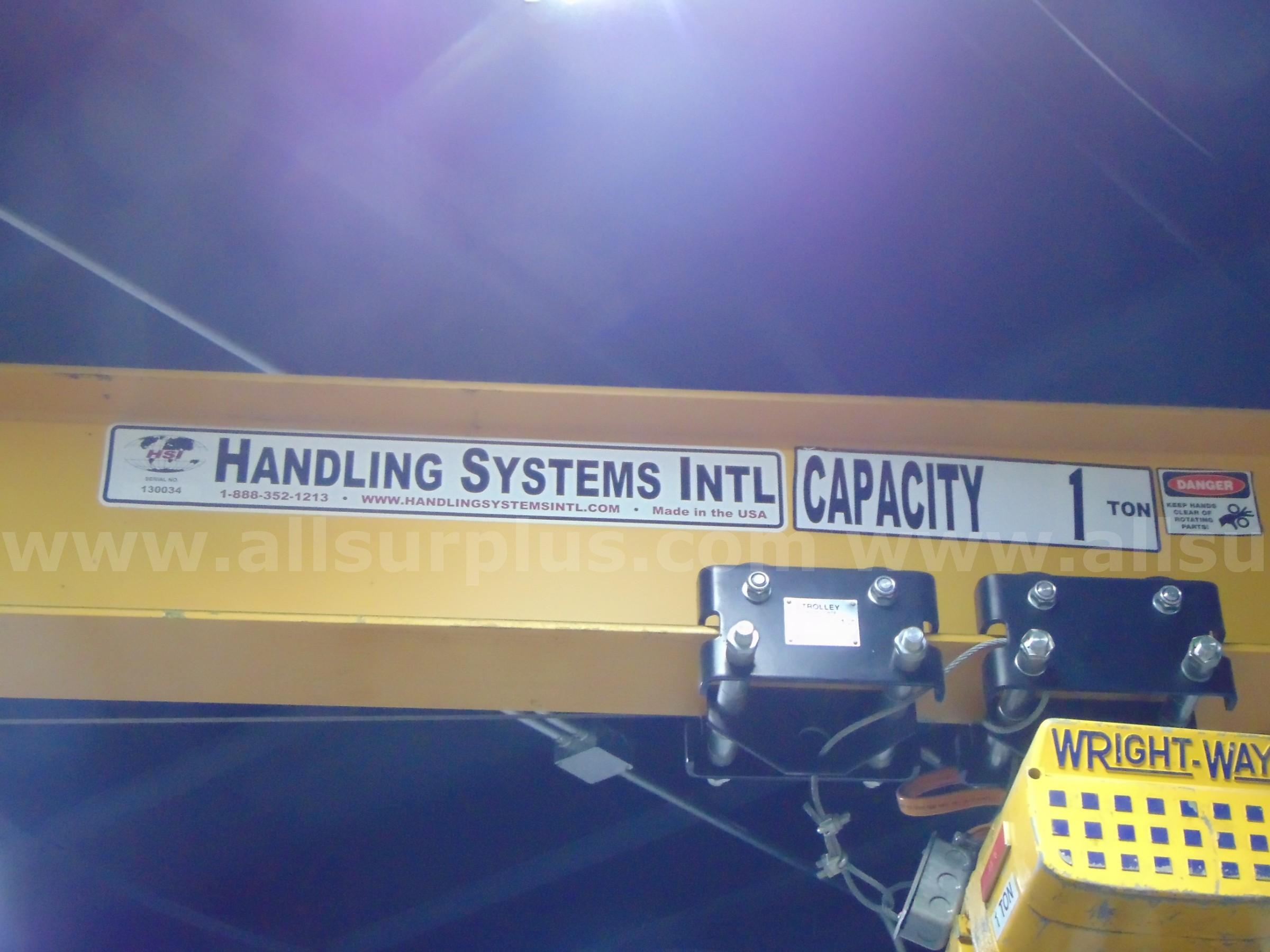 Handling Systems International Jib Crane Handling Systems International Pole Mounted Government Surplus Auction - Photo #3