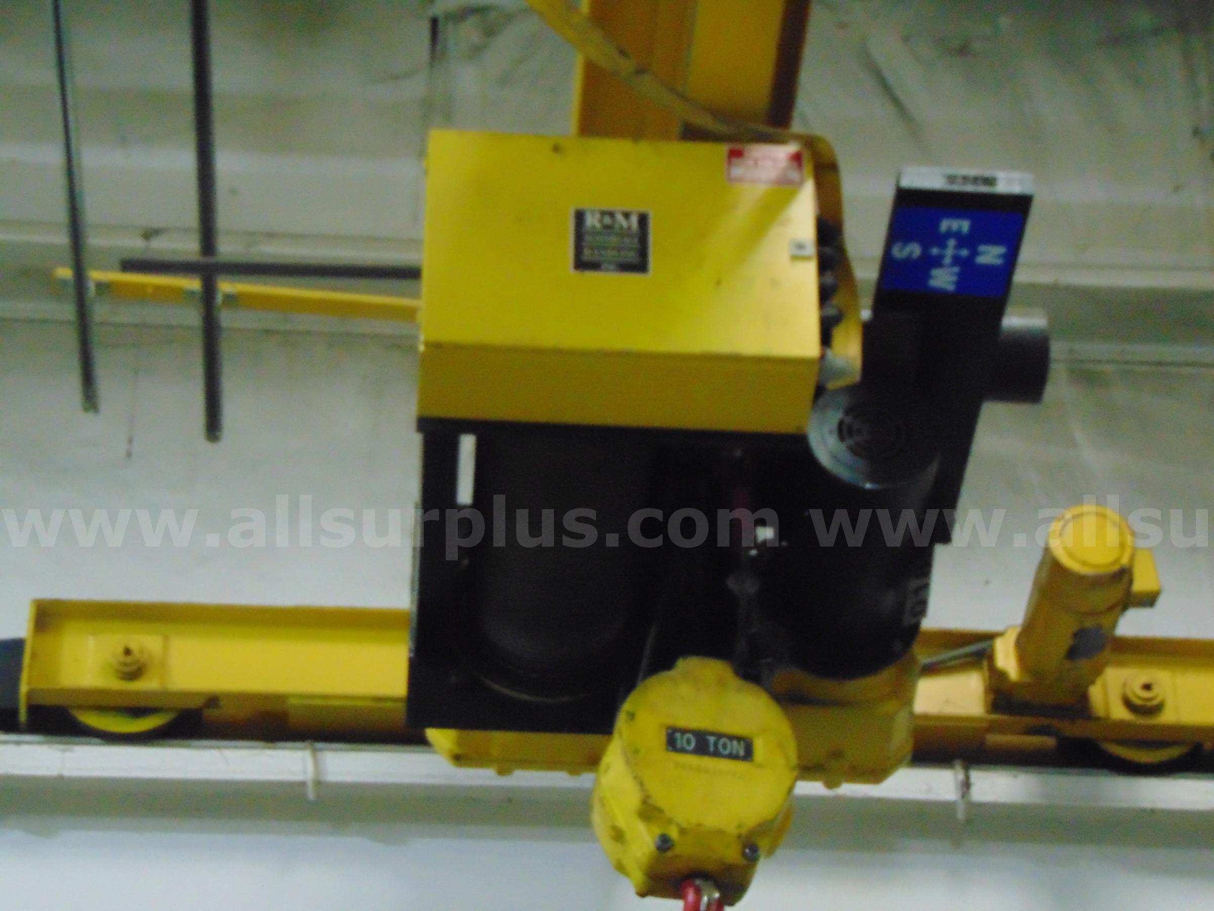 R & M Materials Handling Inc. Gantry Crane R & M Materials Handling Inc. Over Beam Style Government Surplus Auction - Photo #2