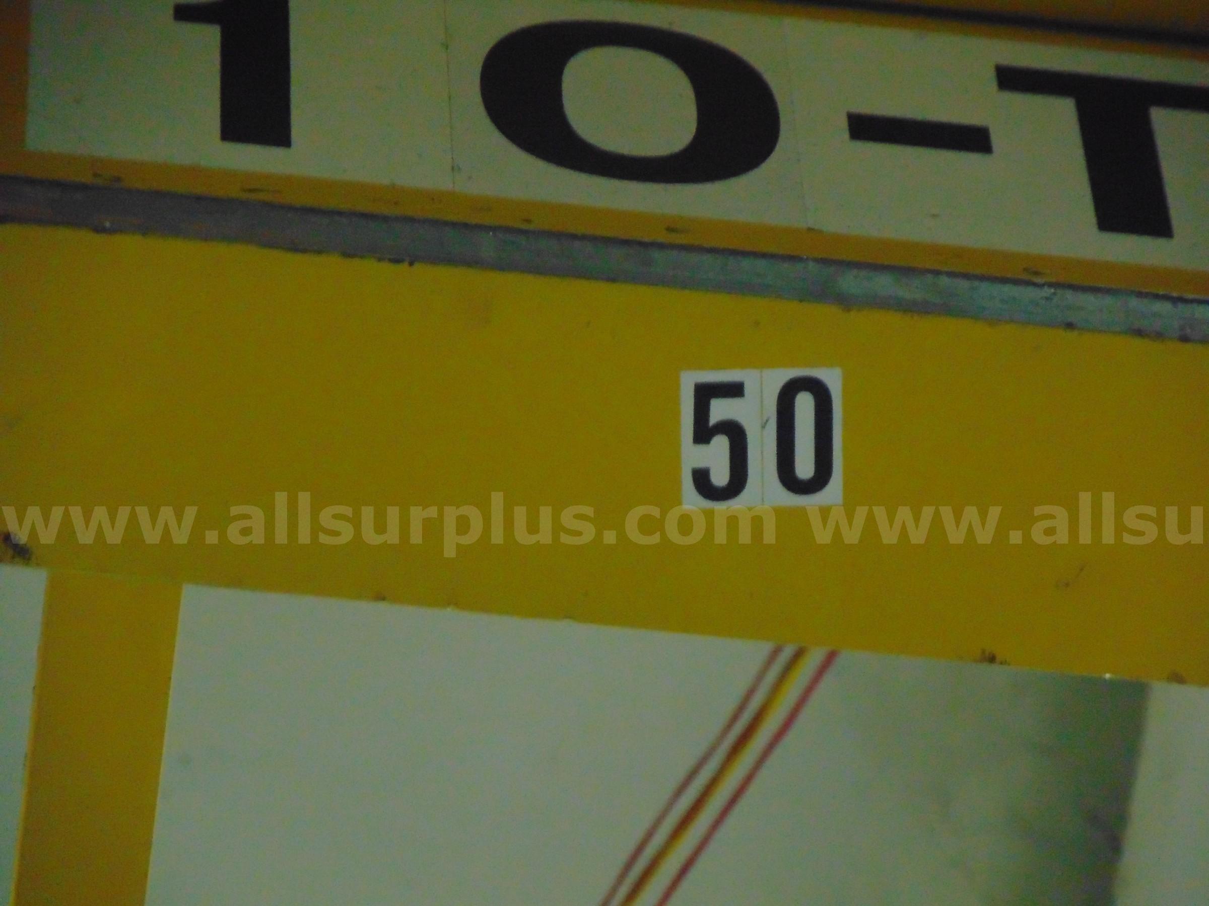 R & M Materials Handling Inc. Gantry Crane R & M Materials Handling Inc. Over Beam Style Government Surplus Auction - Photo #5