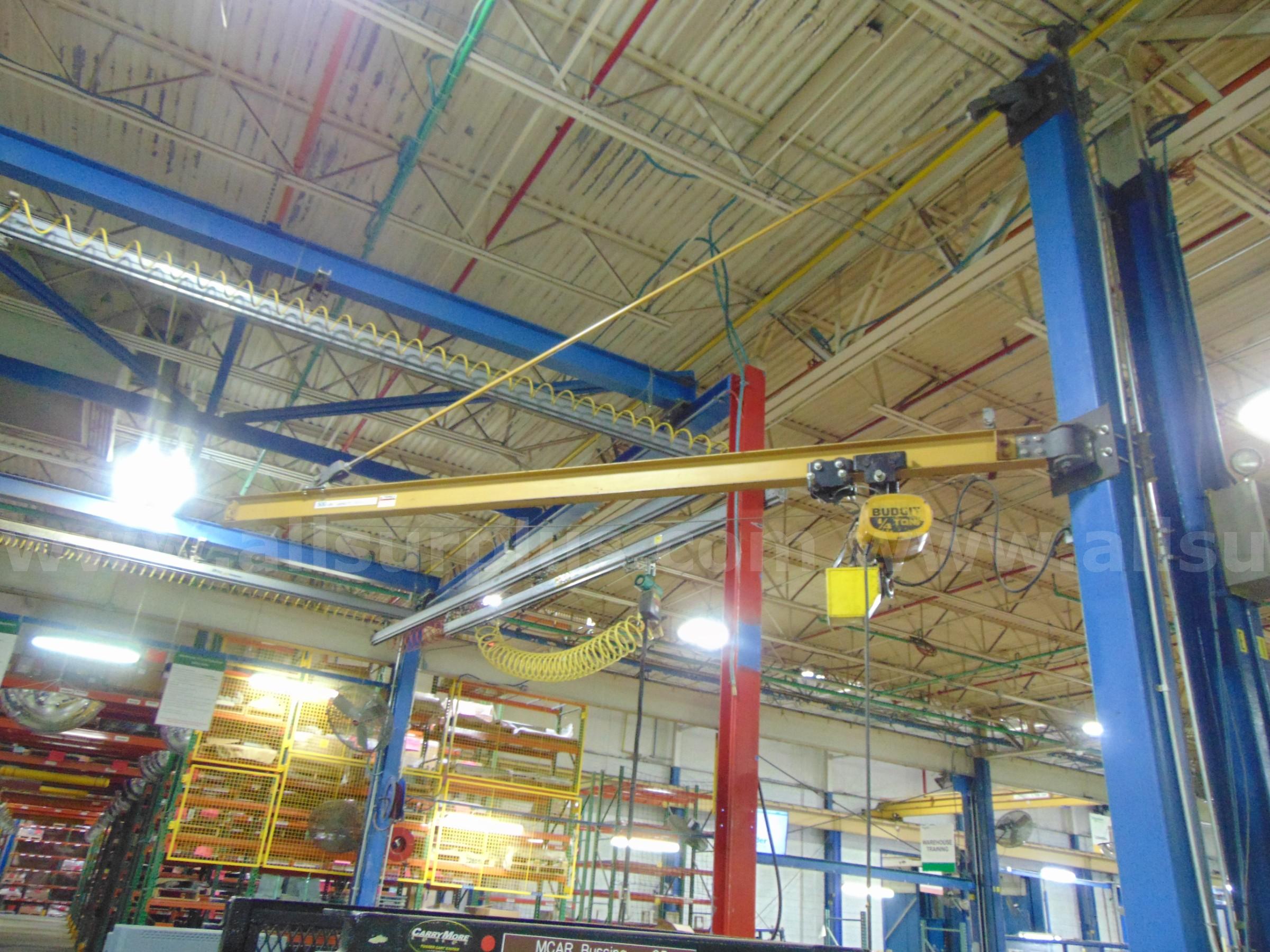 Budgit Jib Crane Budgit Pole Mounted Government Surplus Auction - Primary Photo
