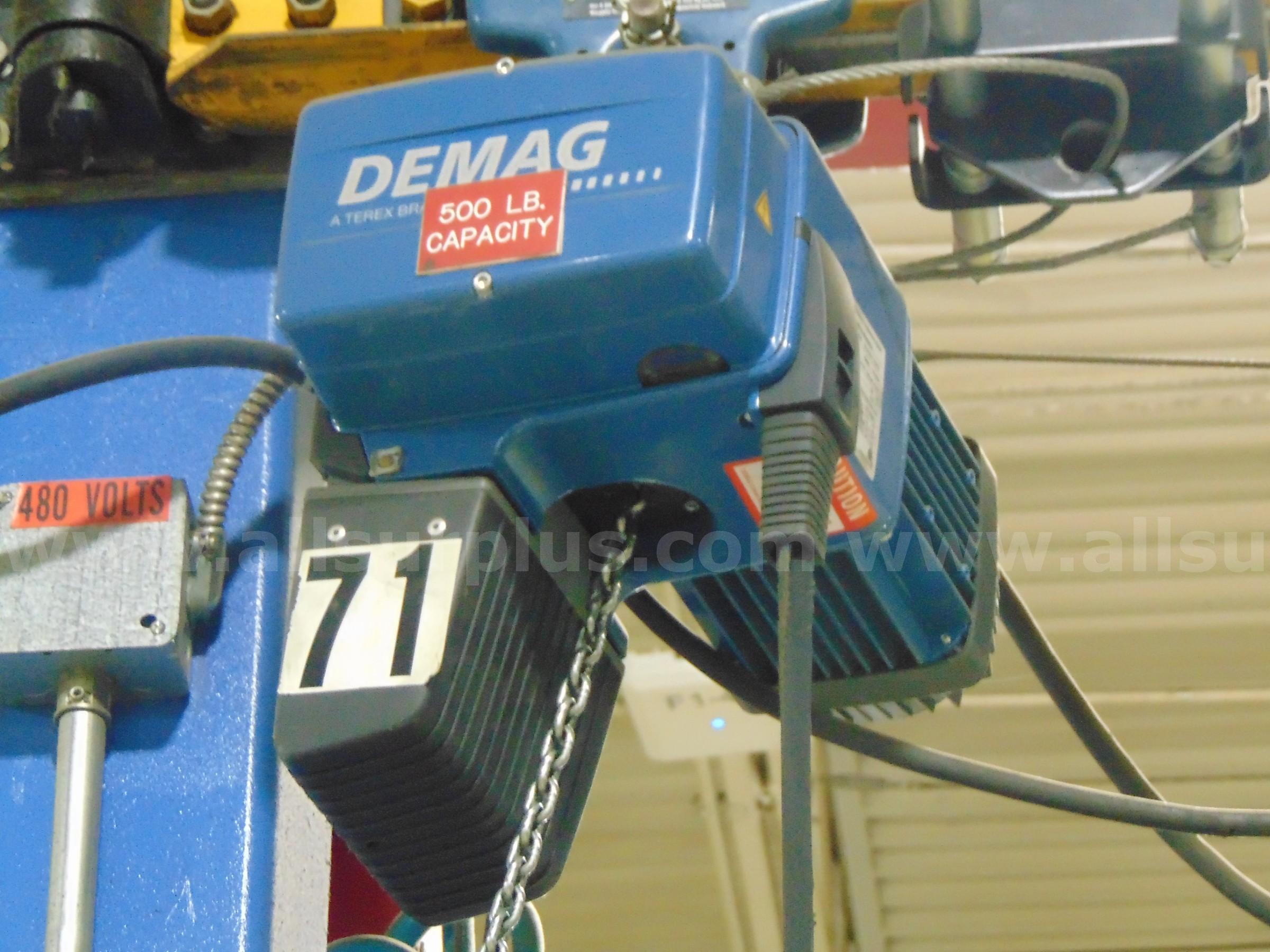 Demag Jib Crane Demag Pole Mounted Government Surplus Auction - Photo #2