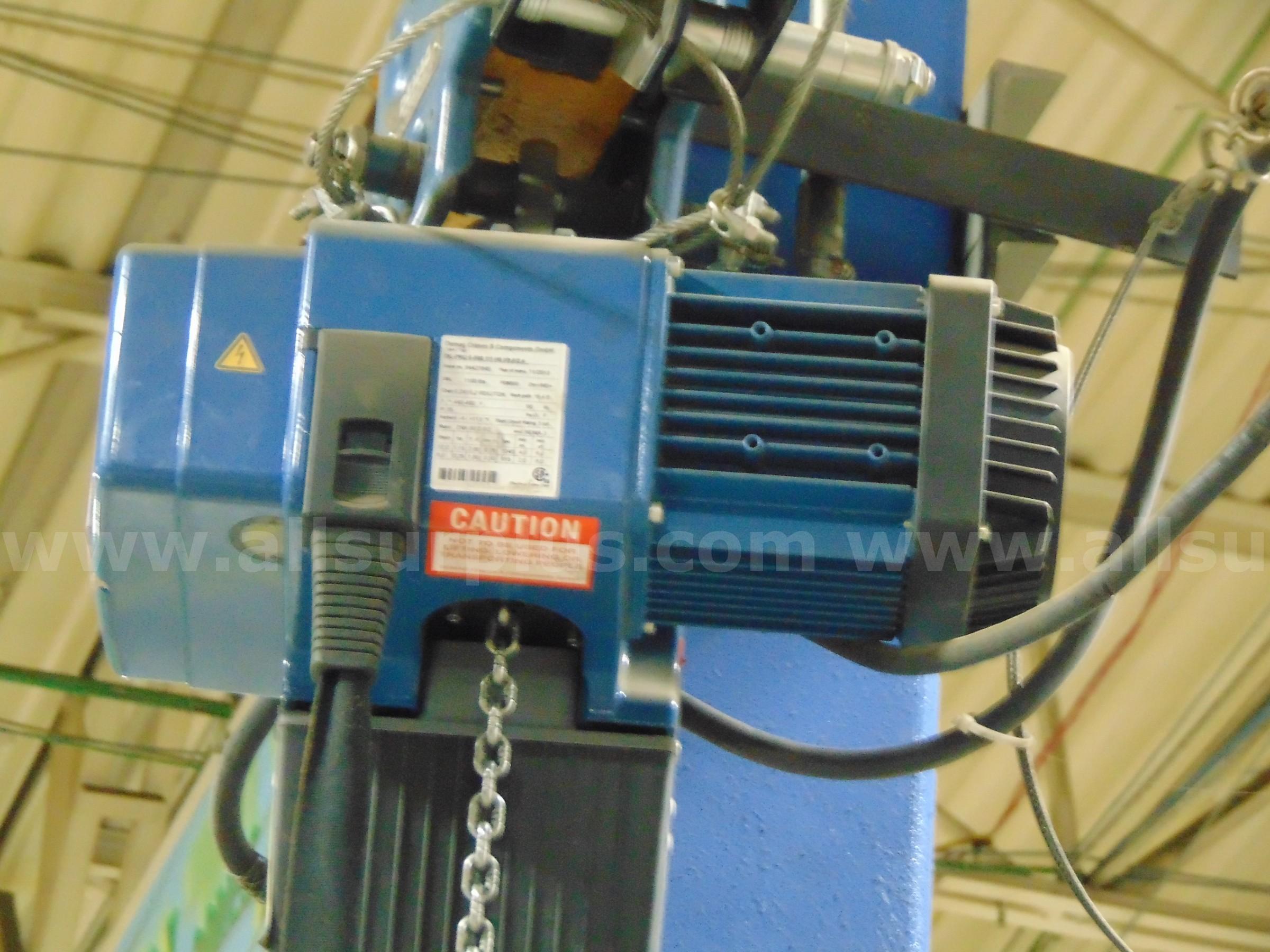 Demag Jib Crane Demag Pole Mounted Government Surplus Auction - Photo #3