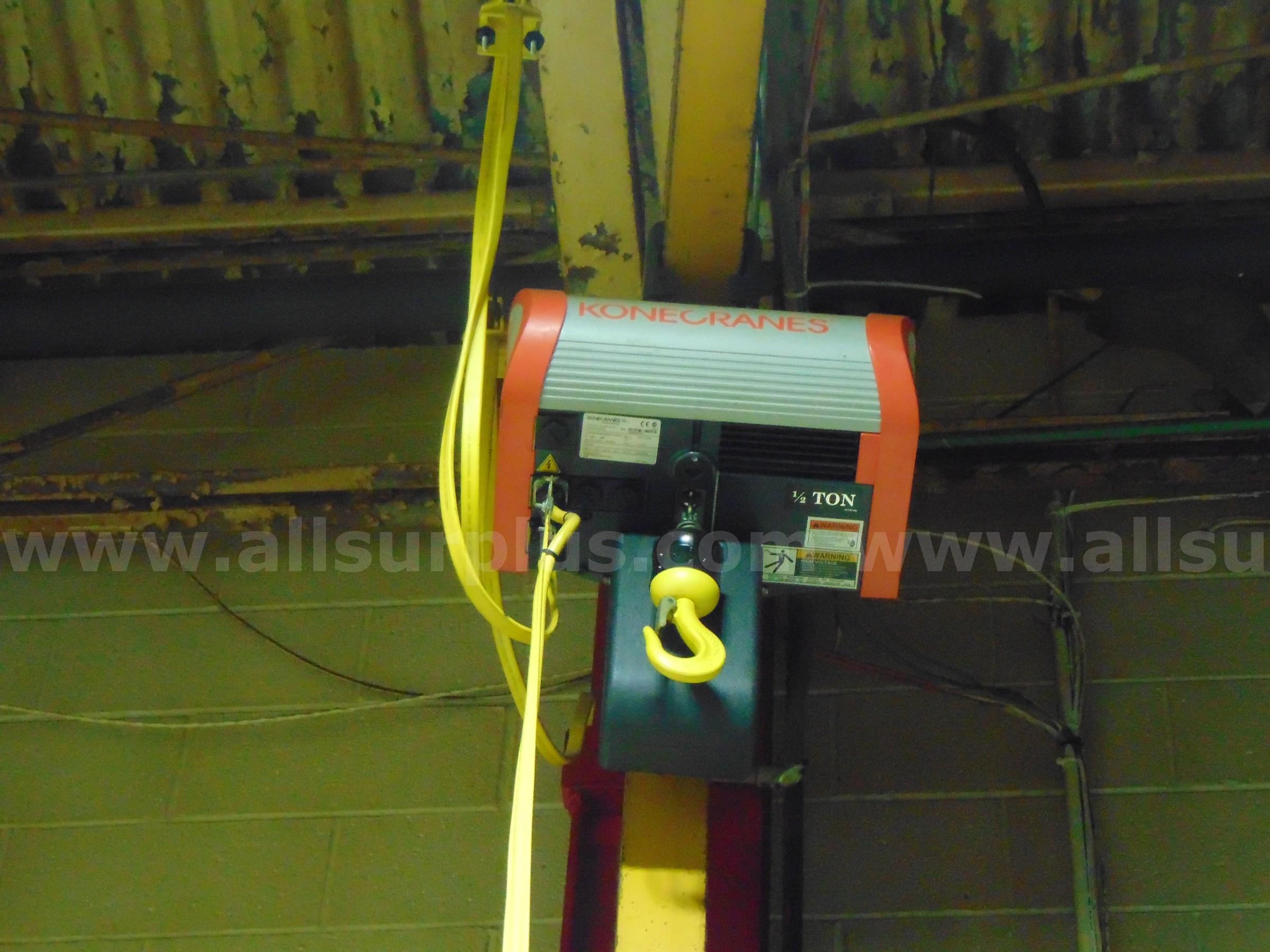 Konecranes Jib Crane Konecranes Pole Mounted Government Surplus Auction - Photo #2