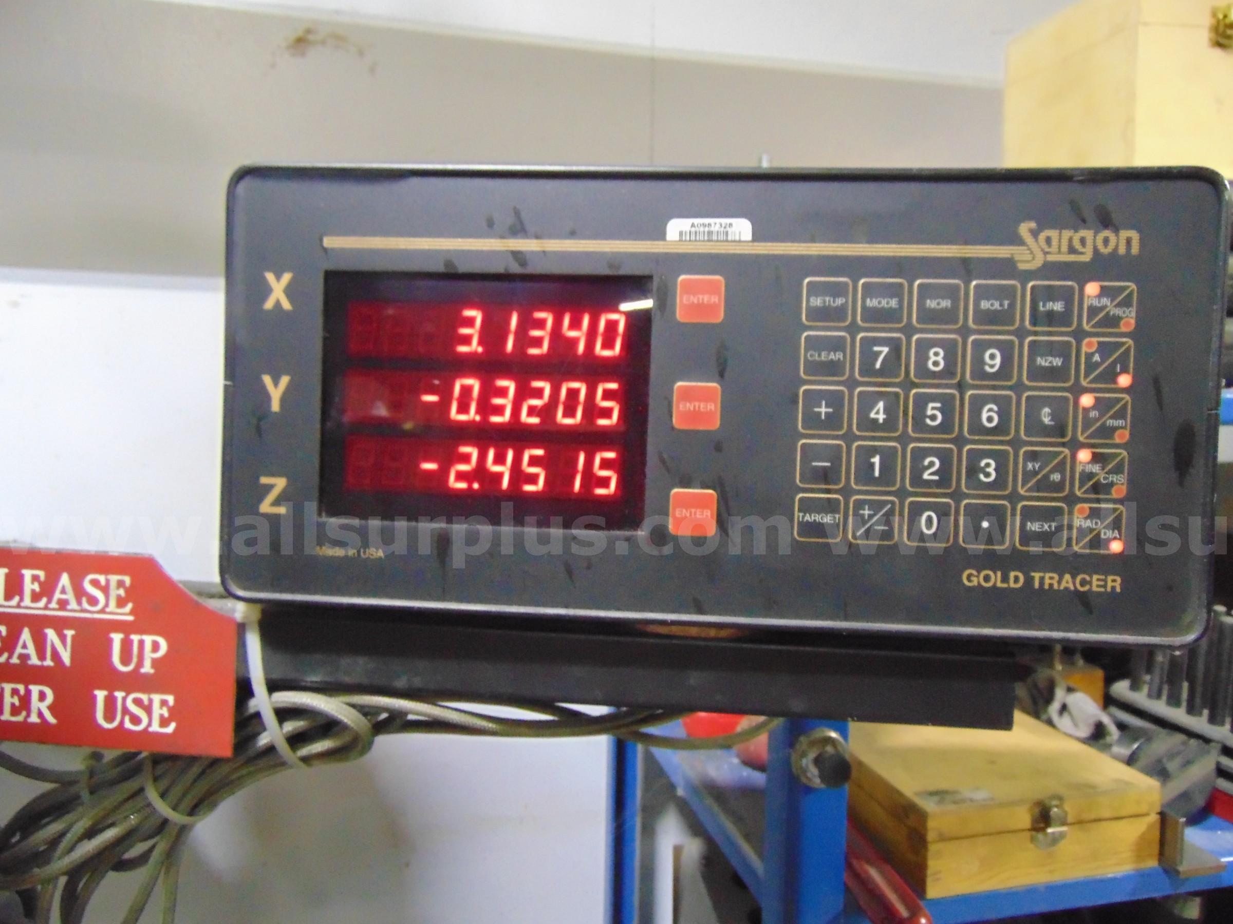 Bridgeport Vertical Milling Machine Bridgeport Serries II Government Surplus Auction - Photo #4