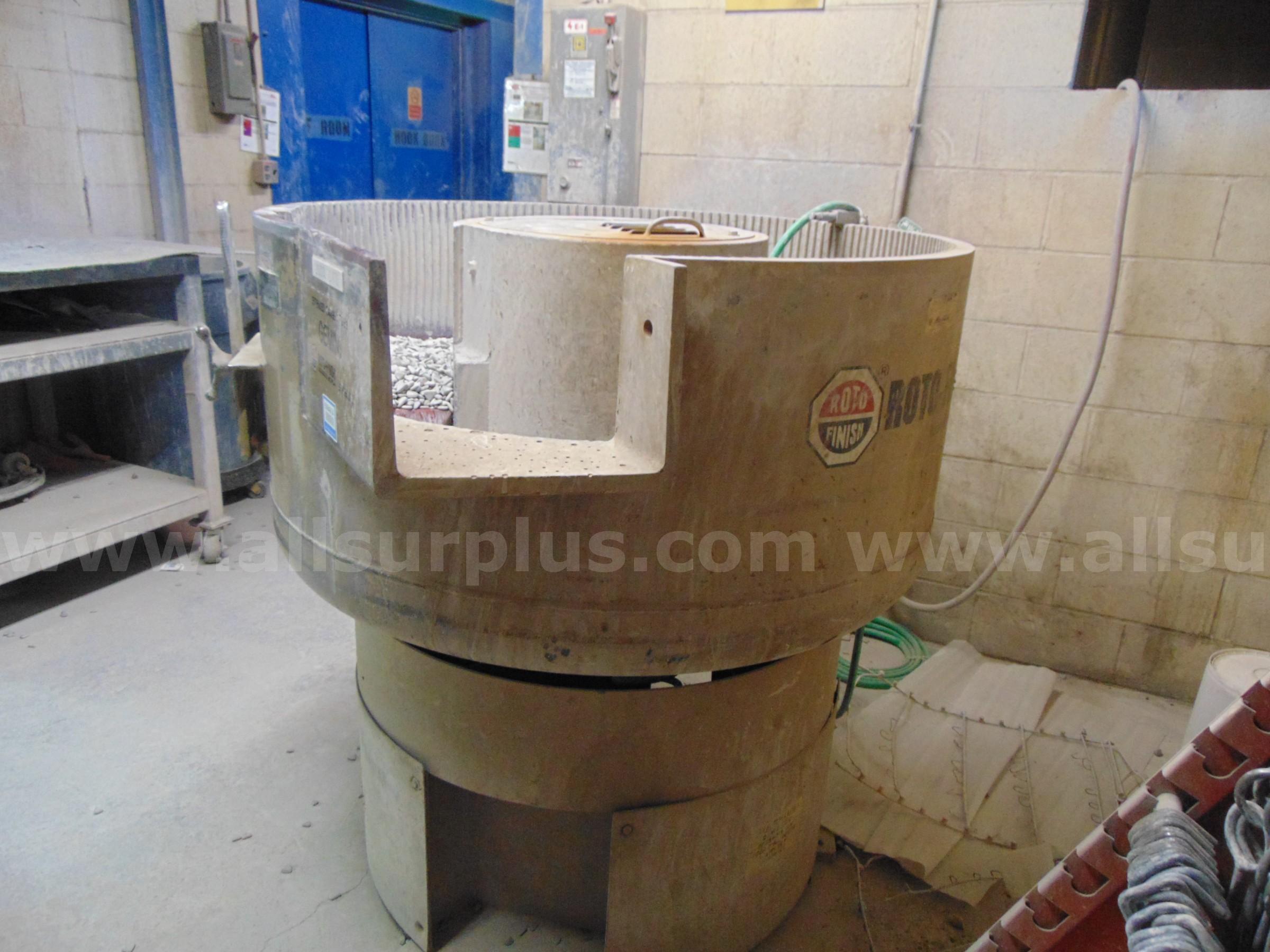 Roto-Finish Finishing Machine Roto-Finish Extended Range Series Government Surplus Auction - Photo #2