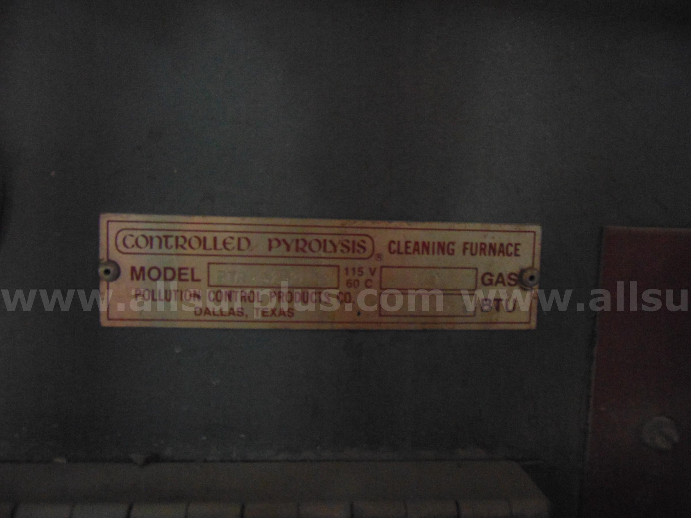 Pollution Control Products Co. Cleaning Furnace Pollution Control Products Co. R1R134 Government Surplus Auction - Photo #5