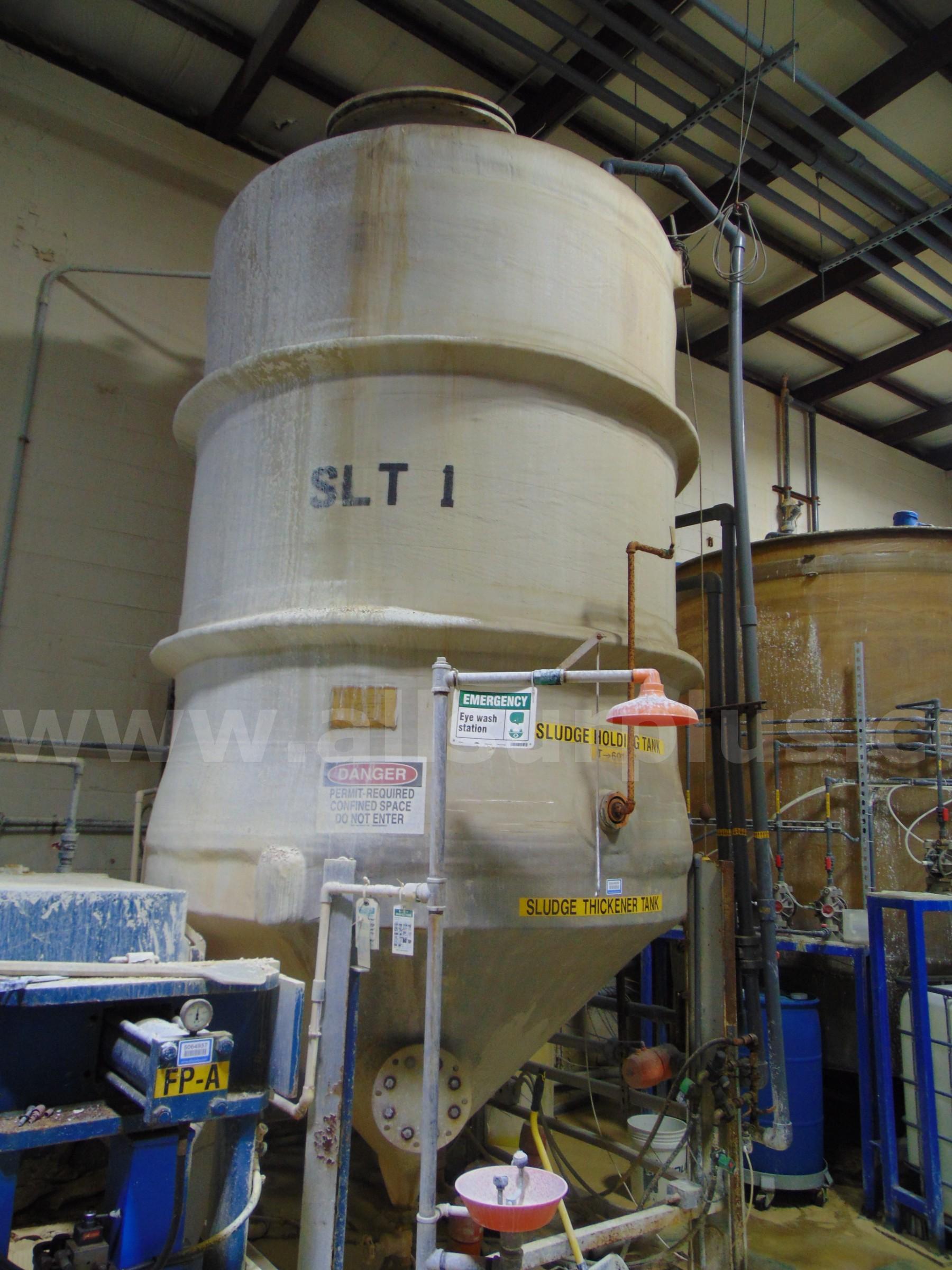 Fiberglass Tank  Cone Bottom Government Surplus Auction - Primary Photo
