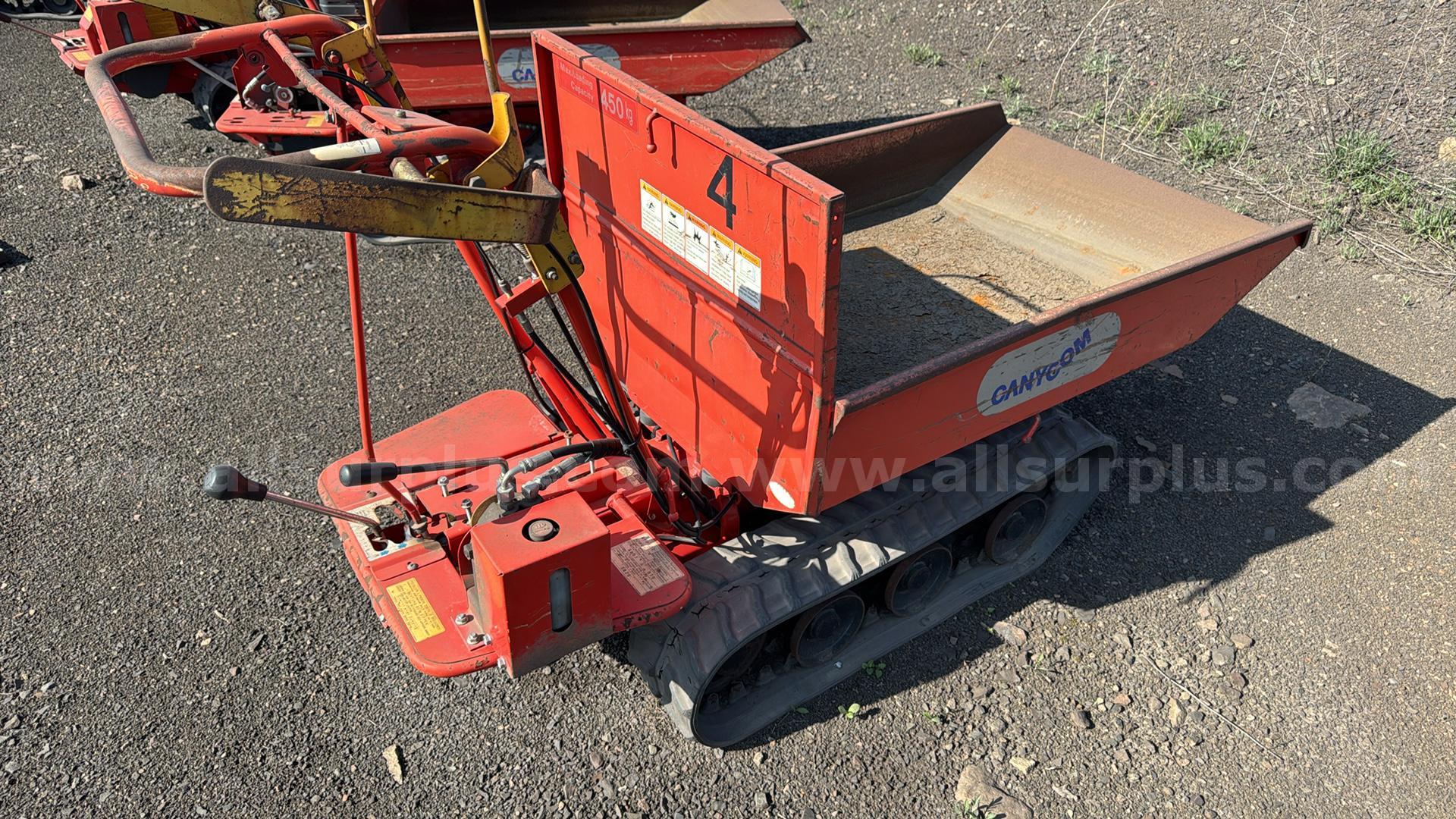 Lot of 7 Canycom S25A 450kg Mini Track Dumpers  450kg Government Surplus Auction - Photo #5