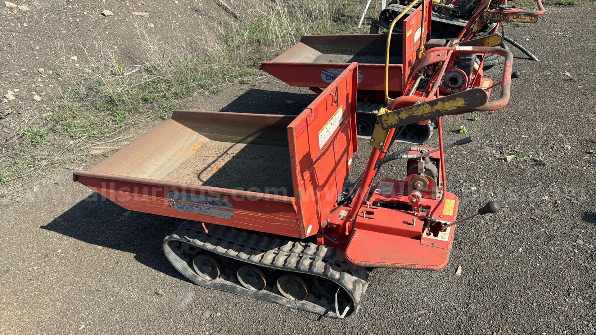 Lot of 7 Canycom S25A 450kg Mini Track Dumpers  450kg Government Surplus Auction - Photo #6
