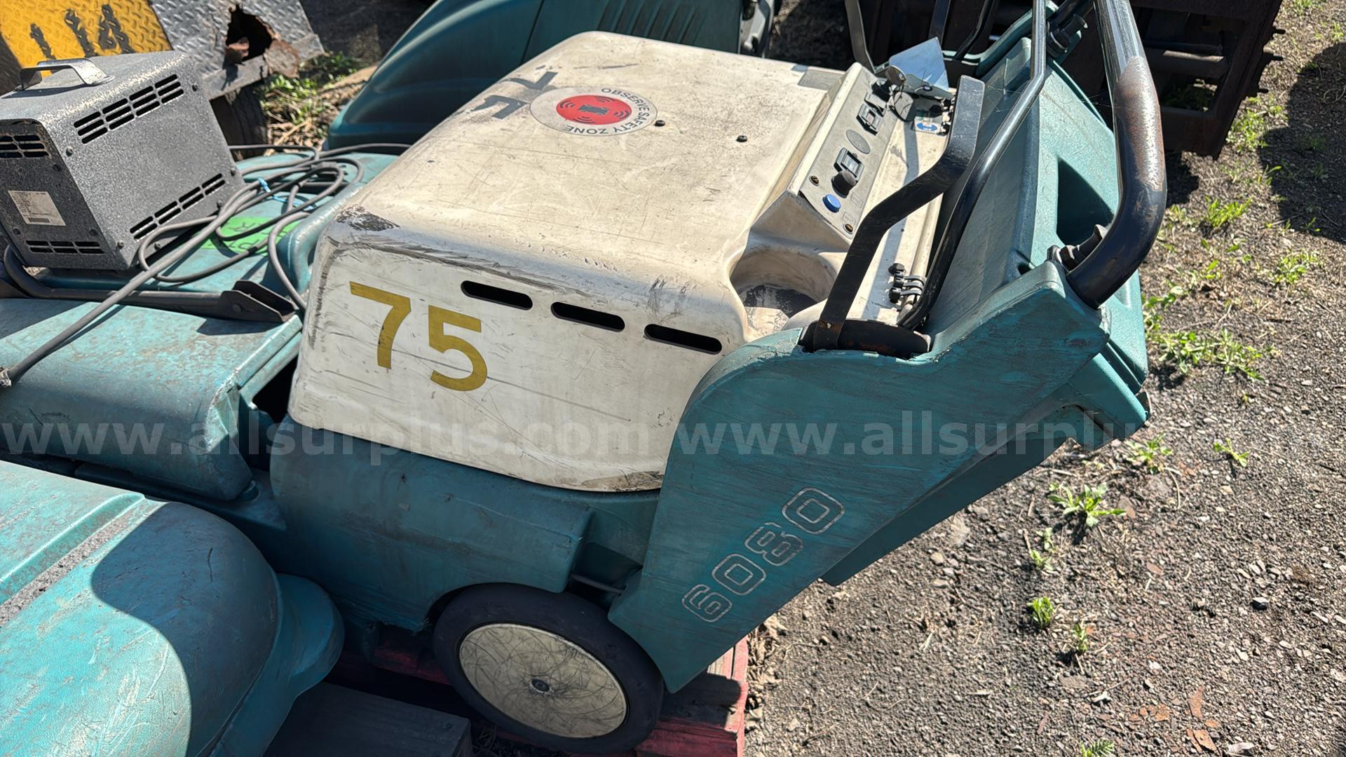 Tennant 6080 Walk-Behind Floor Sweeper  6080 Government Surplus Auction - Photo #2