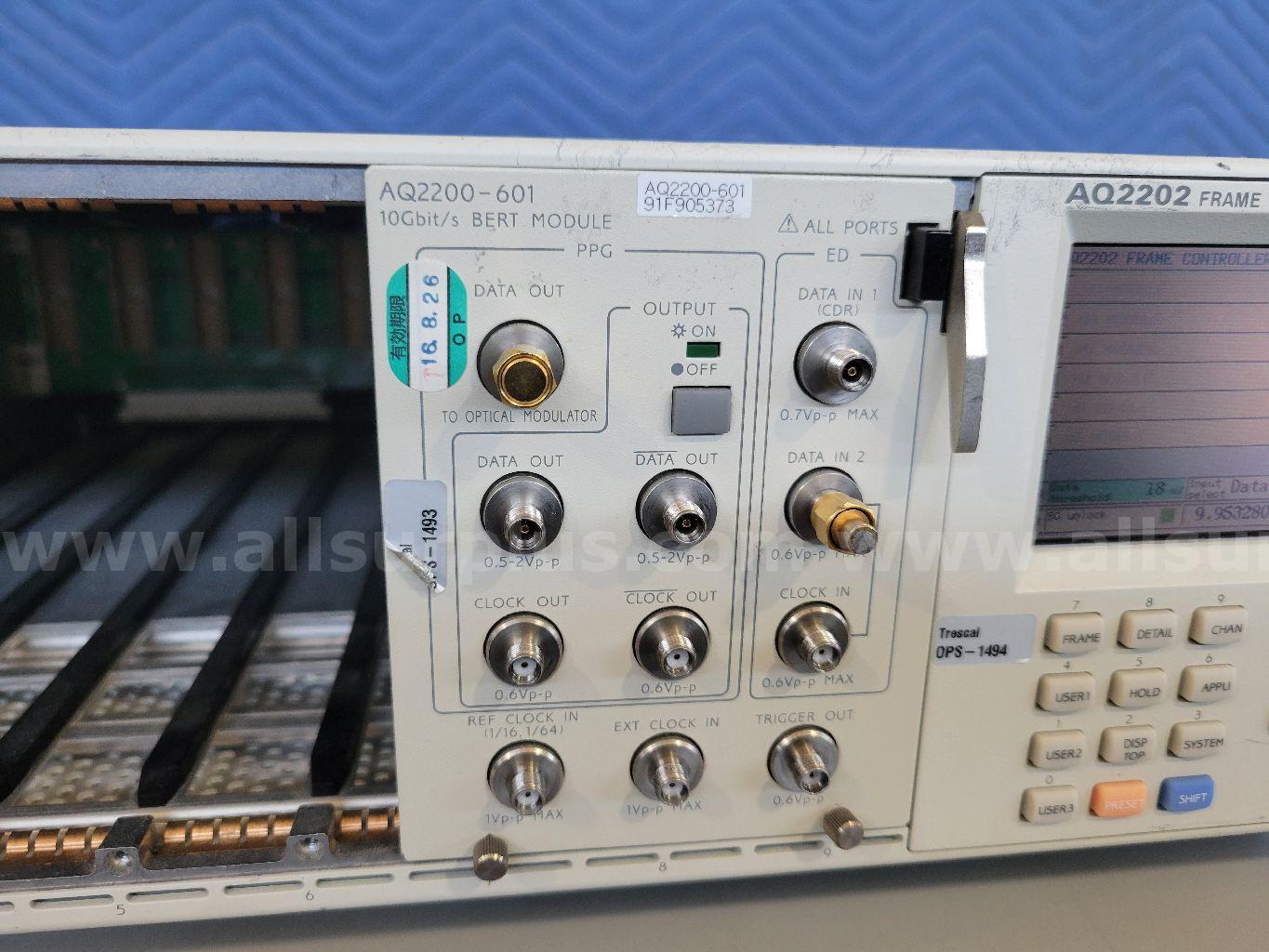 Yokogawa AQ2202 Frame Controller Yokogawa AQ2202 Government Surplus Auction - Photo #4