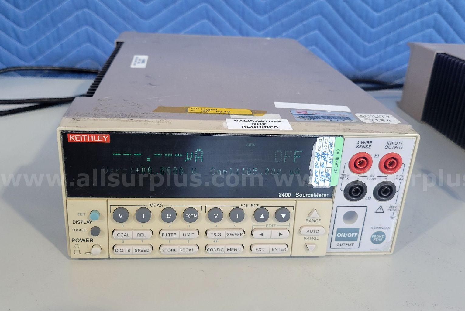 Keithley 2400 SourceMeter Keithley 2400 Government Surplus Auction - Photo #2