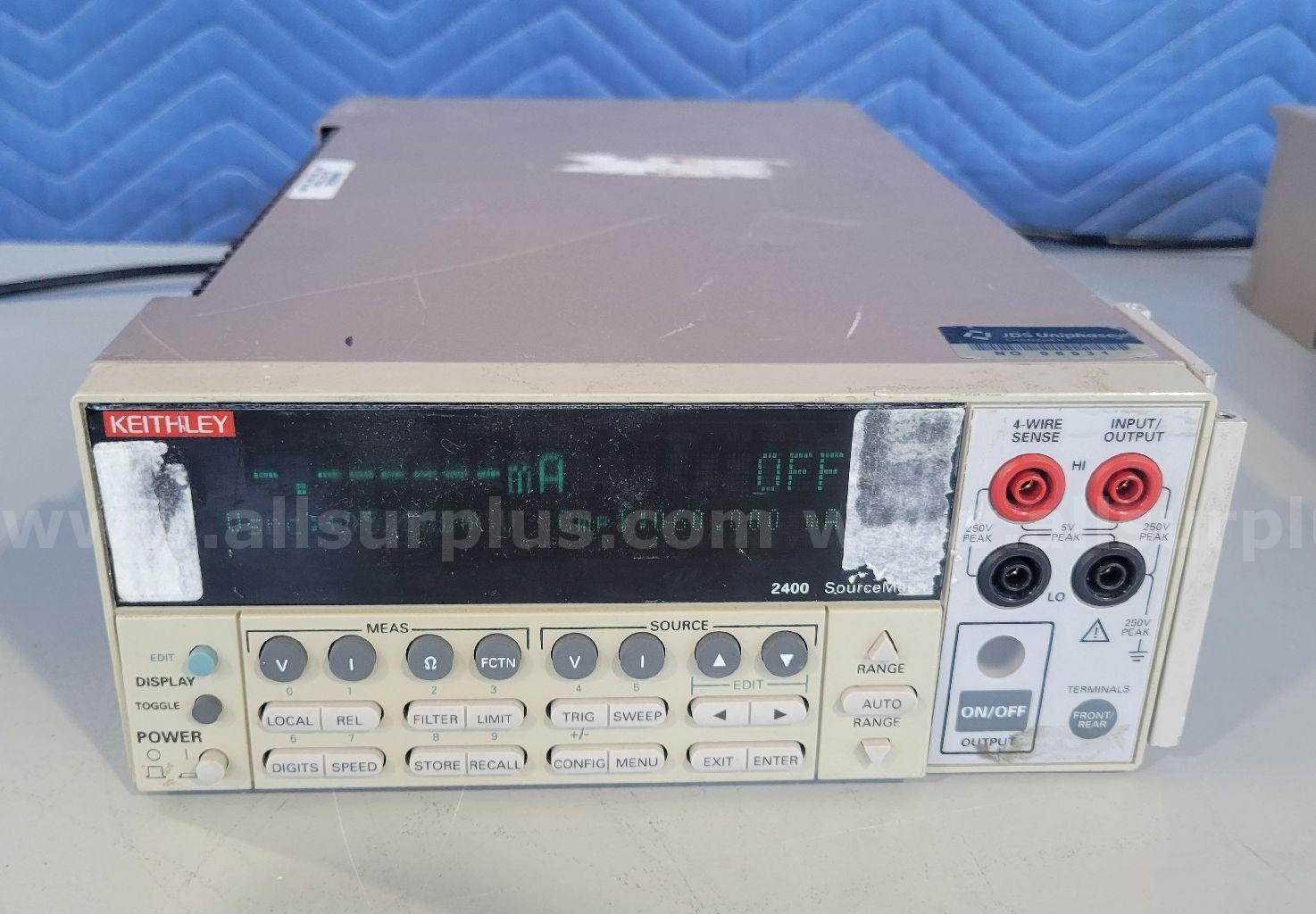 Keithley 2400 SourceMeter Keithley 2400 Government Surplus Auction - Photo #3