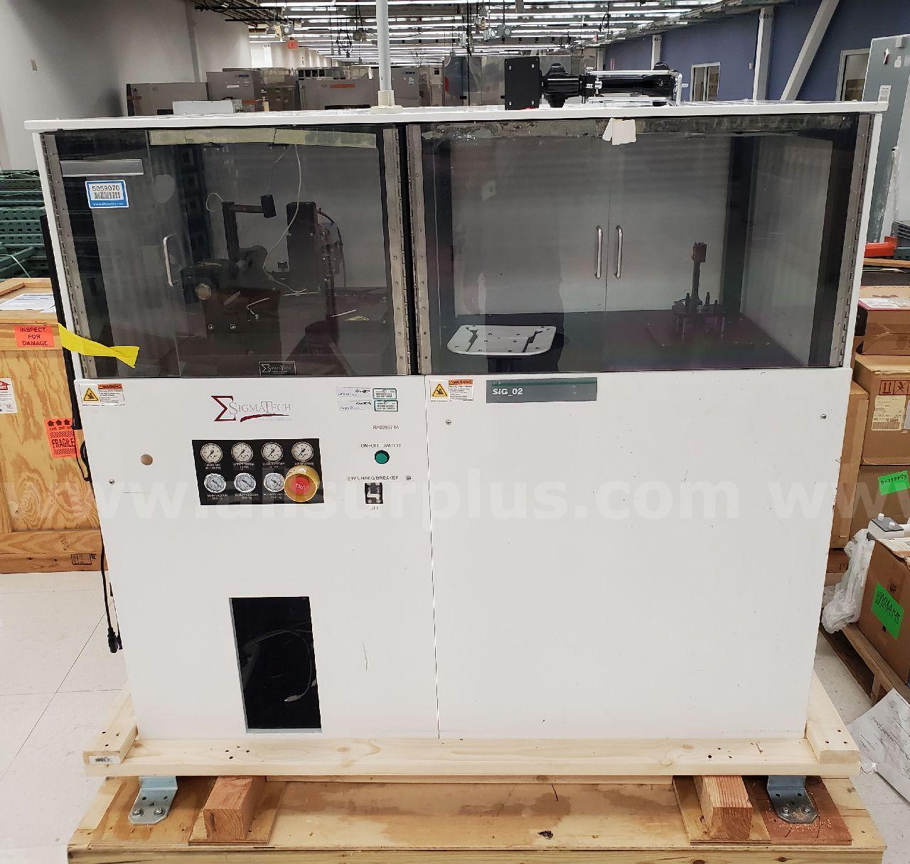 SigmaTech 9600S2 Probing Station (incomplete, for parts) SigmaTech 9600S2 Government Surplus Auction - Photo #2