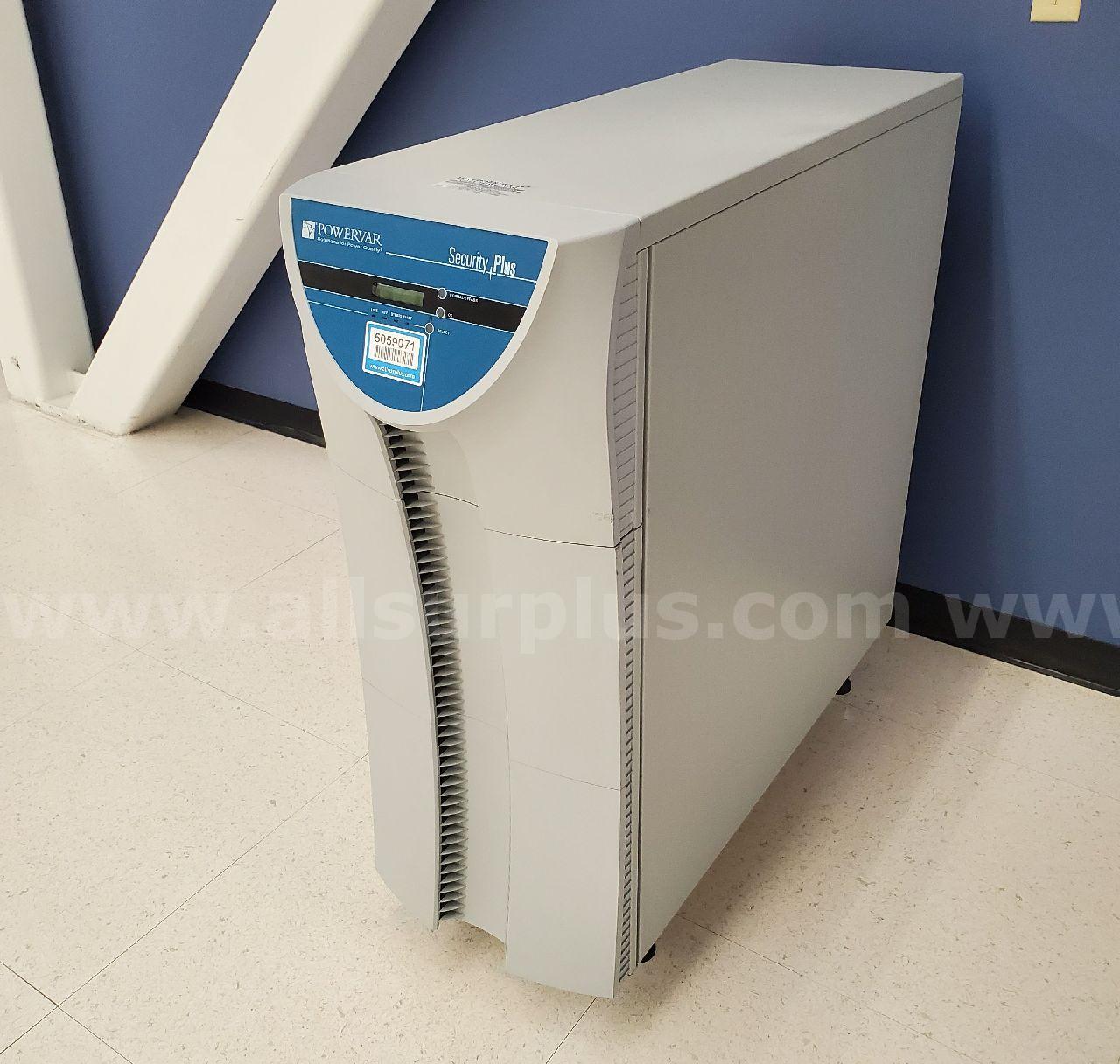 Powervar Security Plus Uninterruptible Power Supply Powervar Security Plus Government Surplus Auction - Primary Photo