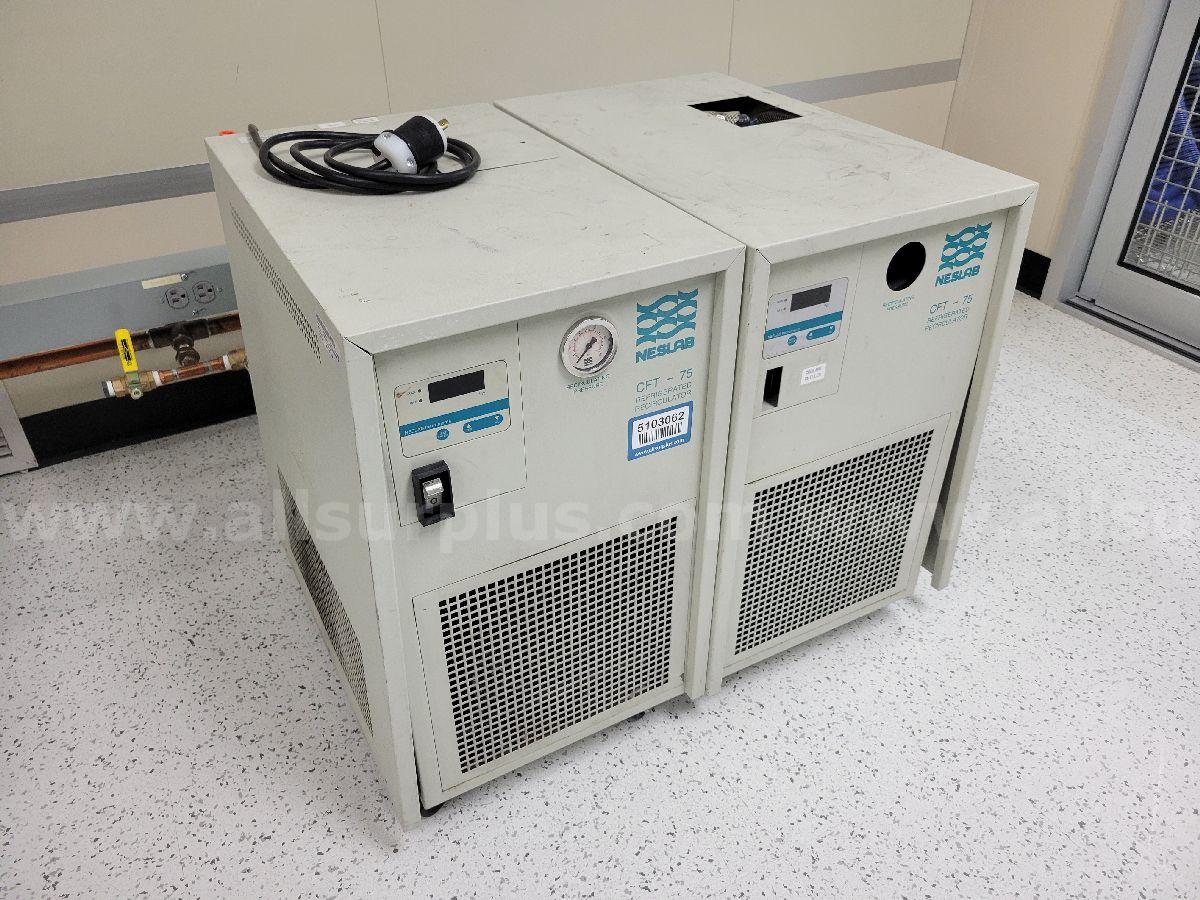 2ea NESLAB CFT-75 Recirculating Chiller NESLAB CFT-75 Government Surplus Auction - Primary Photo